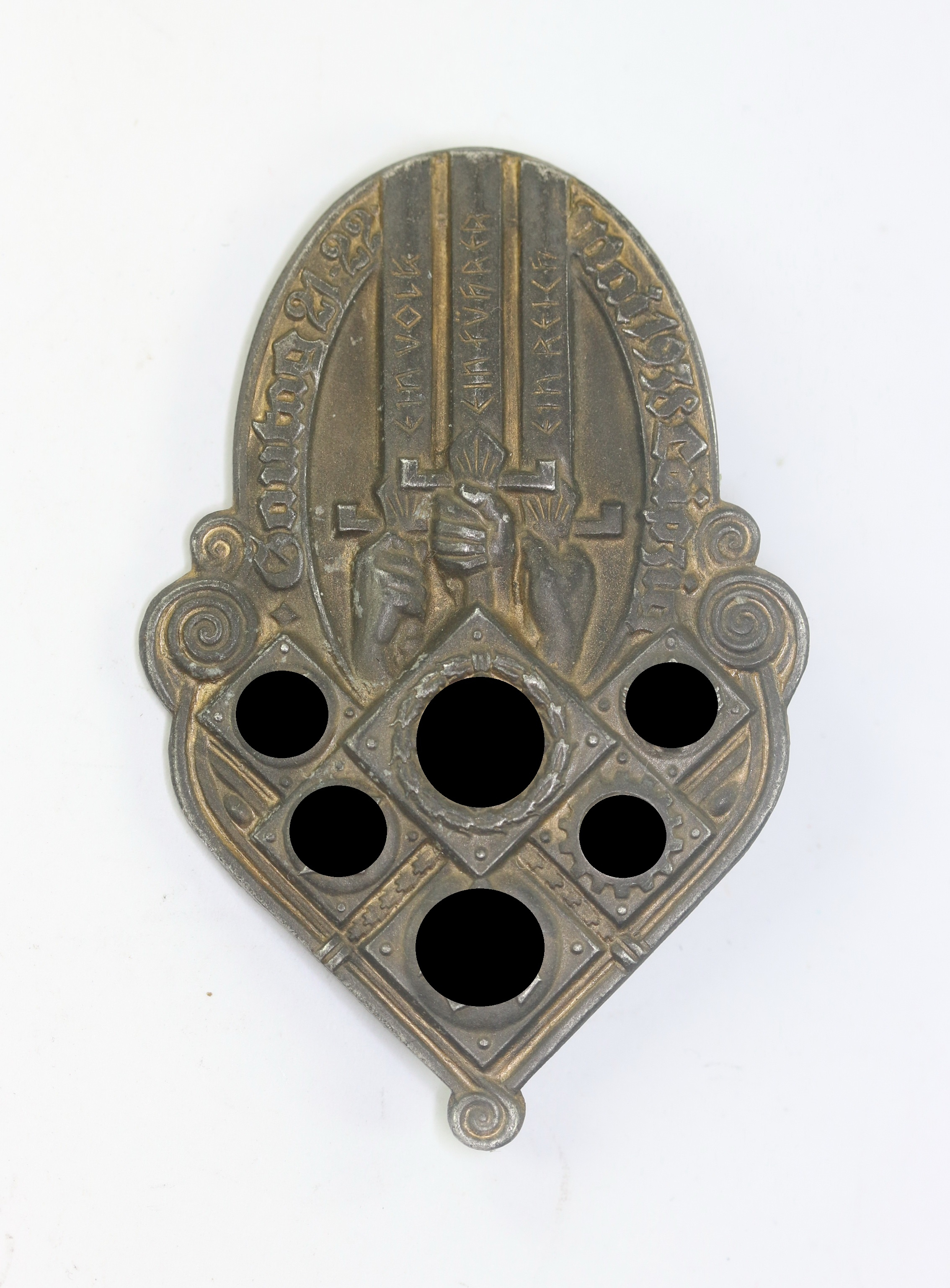 Abzeichen, Gautag 21.-22. Mai 1938 Leipzig, Hst. Wächtler & Lange Mittweida. Sa.  – Bild 1