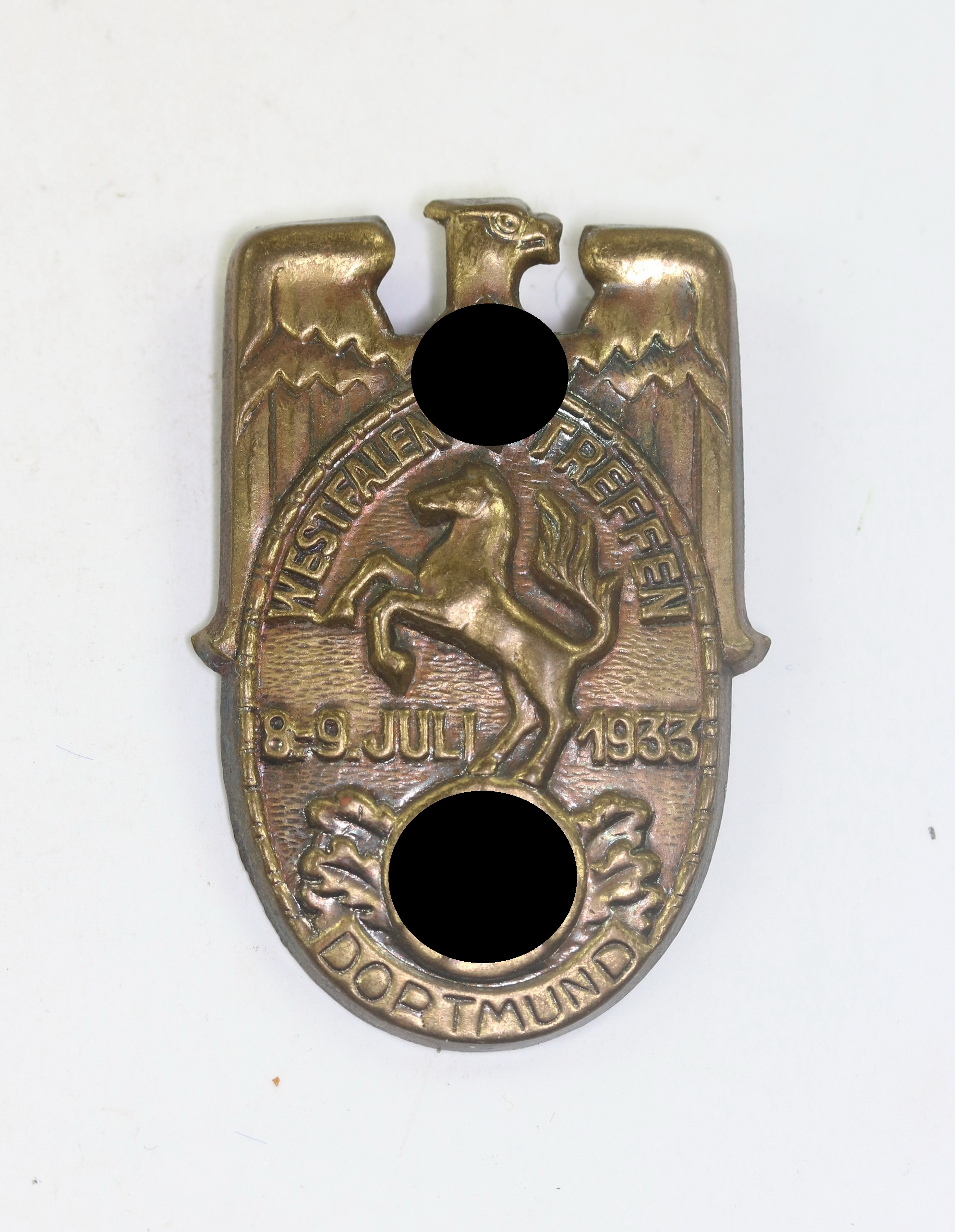 abzeichen_sa_westfalentreffen_8 Day Badge, SA Westfalentreffen 8.-9. Juli 1933 Dortmund – Bild 1
