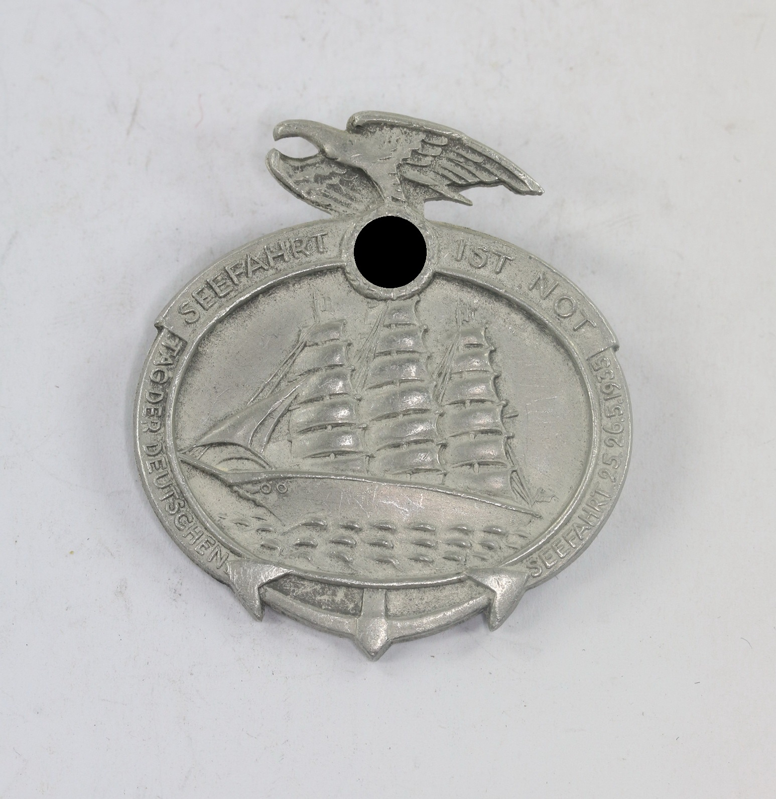 abzeichen_seefahrt_ist_not_tag_der_deutschen_seefahrt_25 Day Badge, Seefahrt ist Not Tag der Deutschen Seefahrt 25. 26.5. 1935 – Bild 1