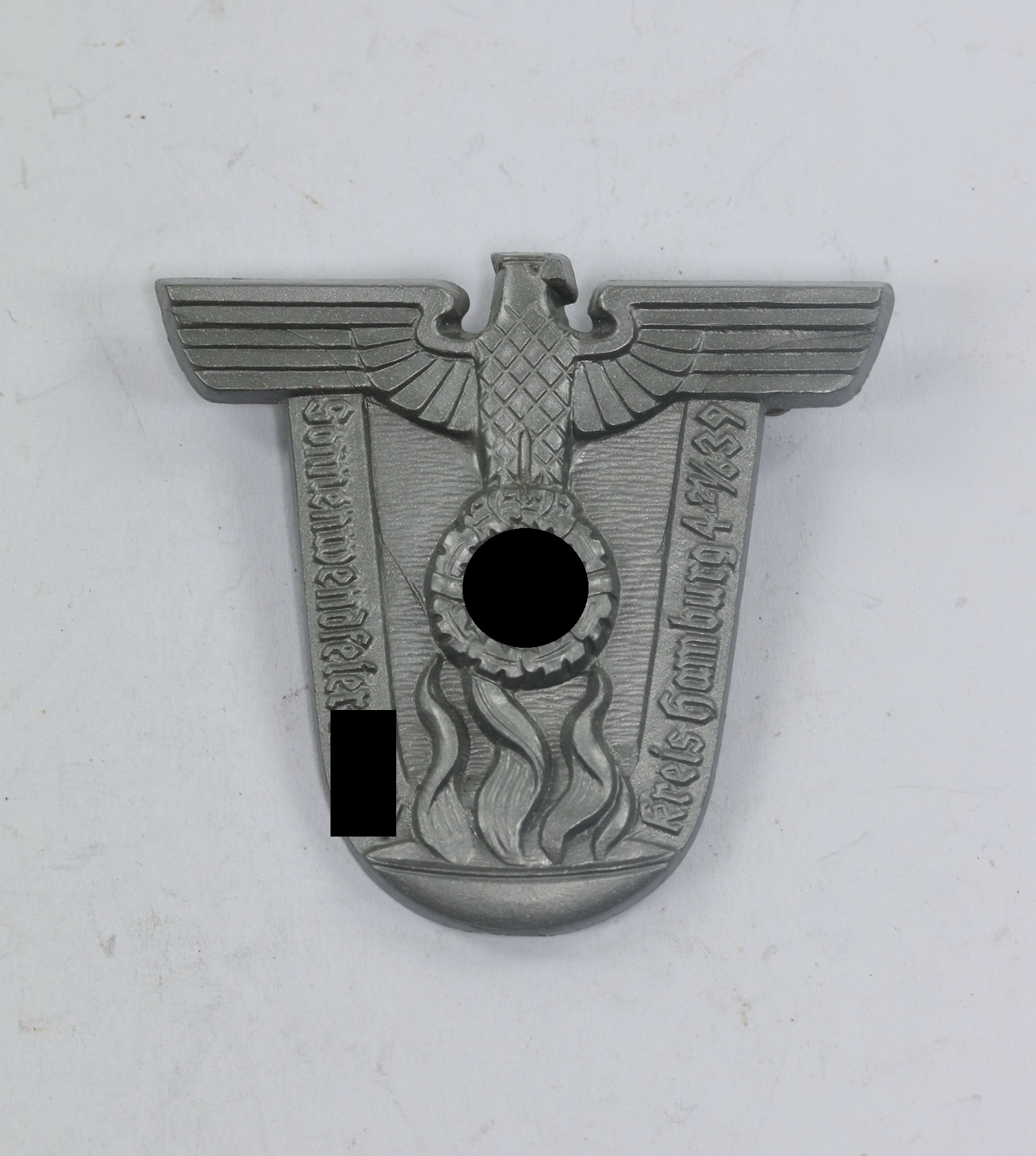 Abzeichen, Sonnenwendfeier NSDAP Kreis Hamburg 4 21/639, Hst. Richard Sieper & Söhne Lüdenscheid RZM M9/25 – Bild 1