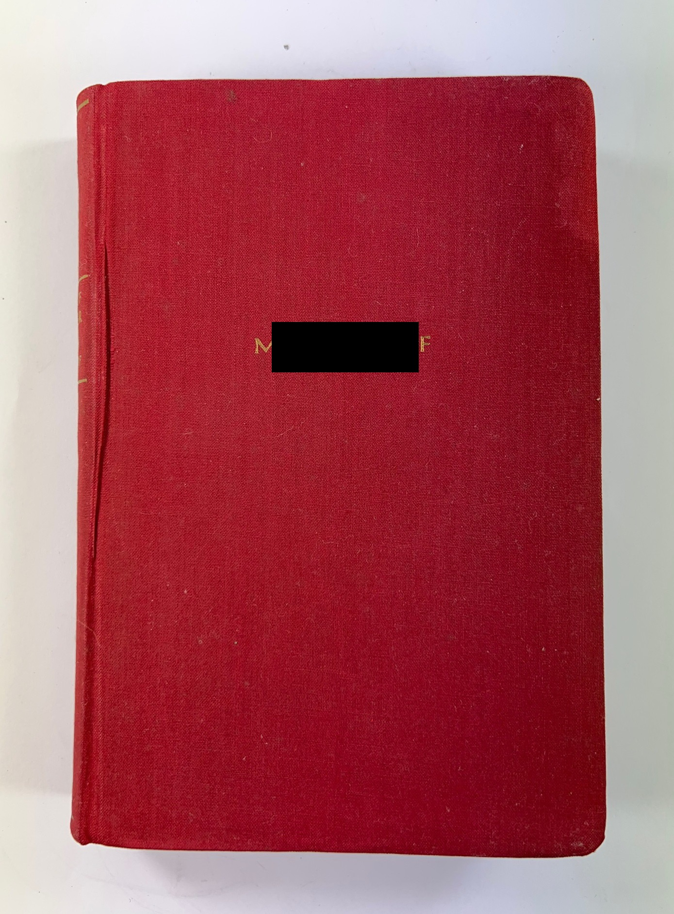 Adolf Hitler, Mein Kampf, rote Tornisterausgabe 11. Auflage 1942 – Bild 1