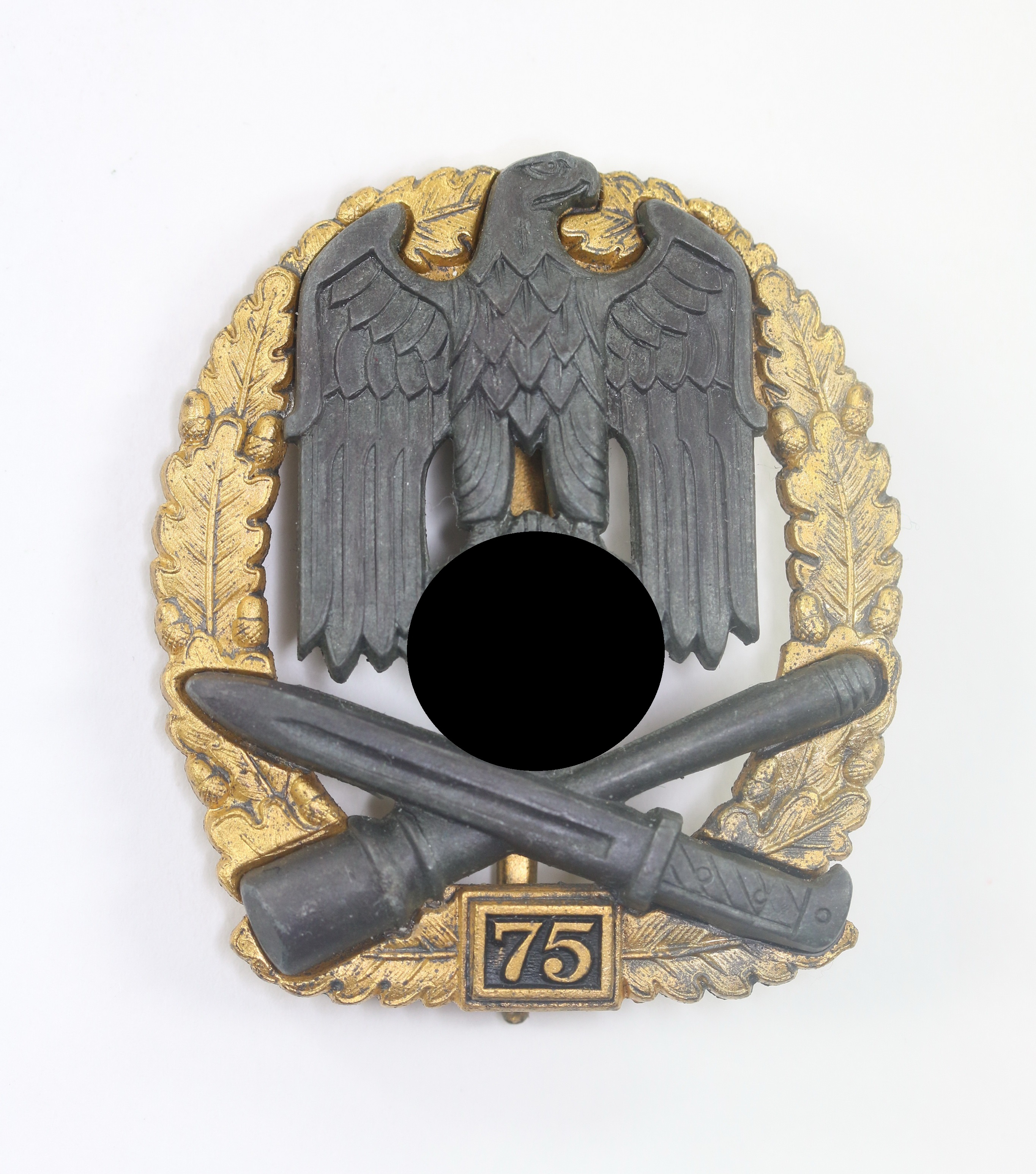 Allgemeines-Sturmabzeichen mit Einsatzzahl 75, Hst. JFS (Josef Feix & Söhne, Gablonz) – Bild 1