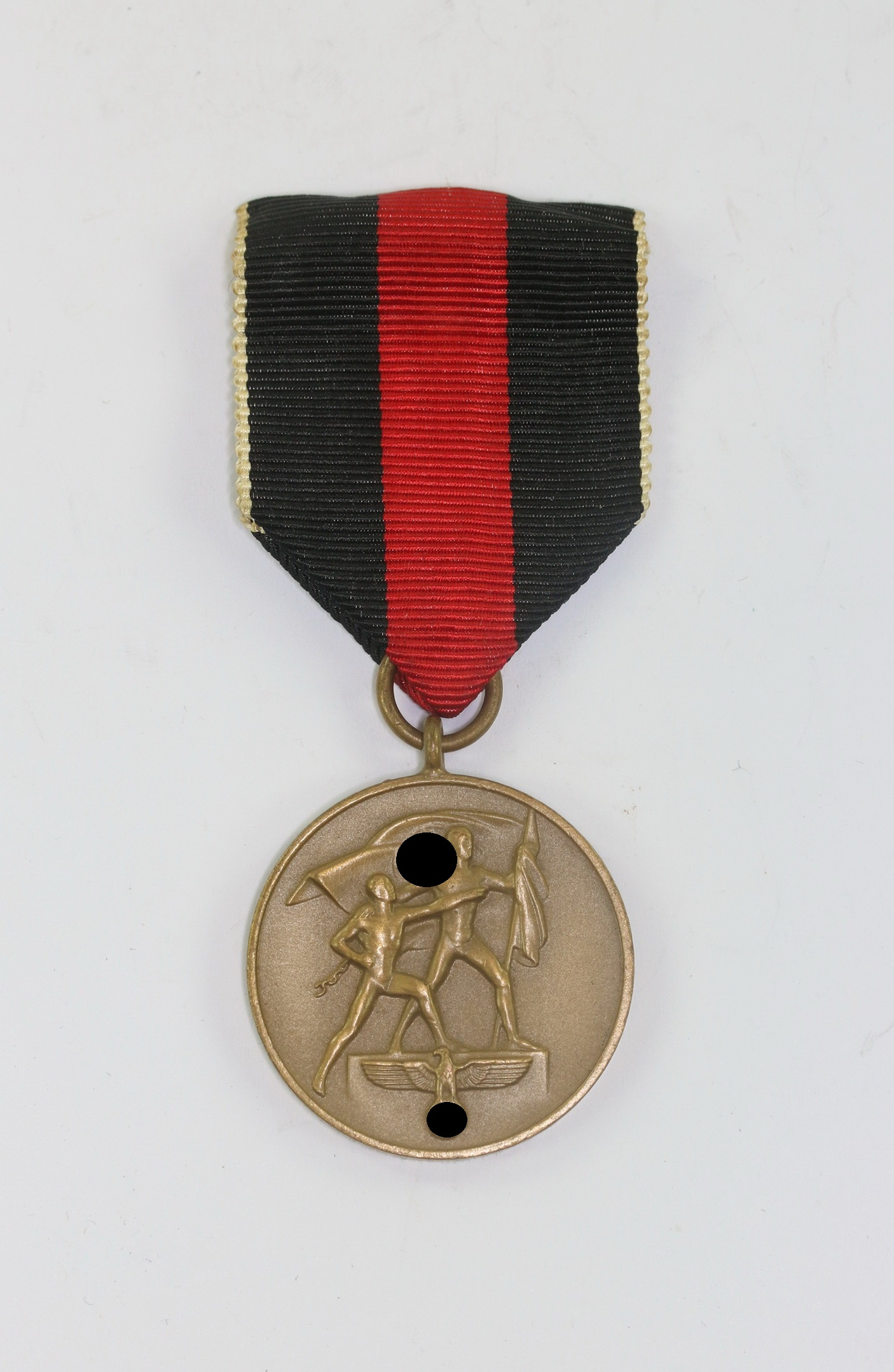 anschlu_medaille_sudetenland_1 Annexation of Czechoslavakia Medal. 1st October 1938. – Bild 1