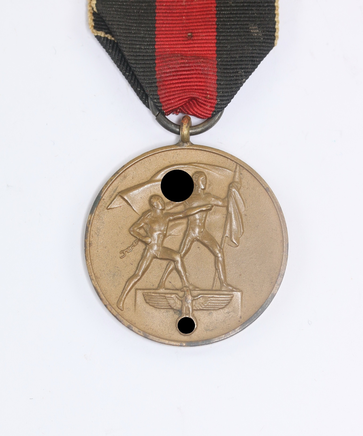anschlu_medaille_sudetenland_1 Annexation of Czechoslavakia Medal. 1st October 1938. – Bild 1
