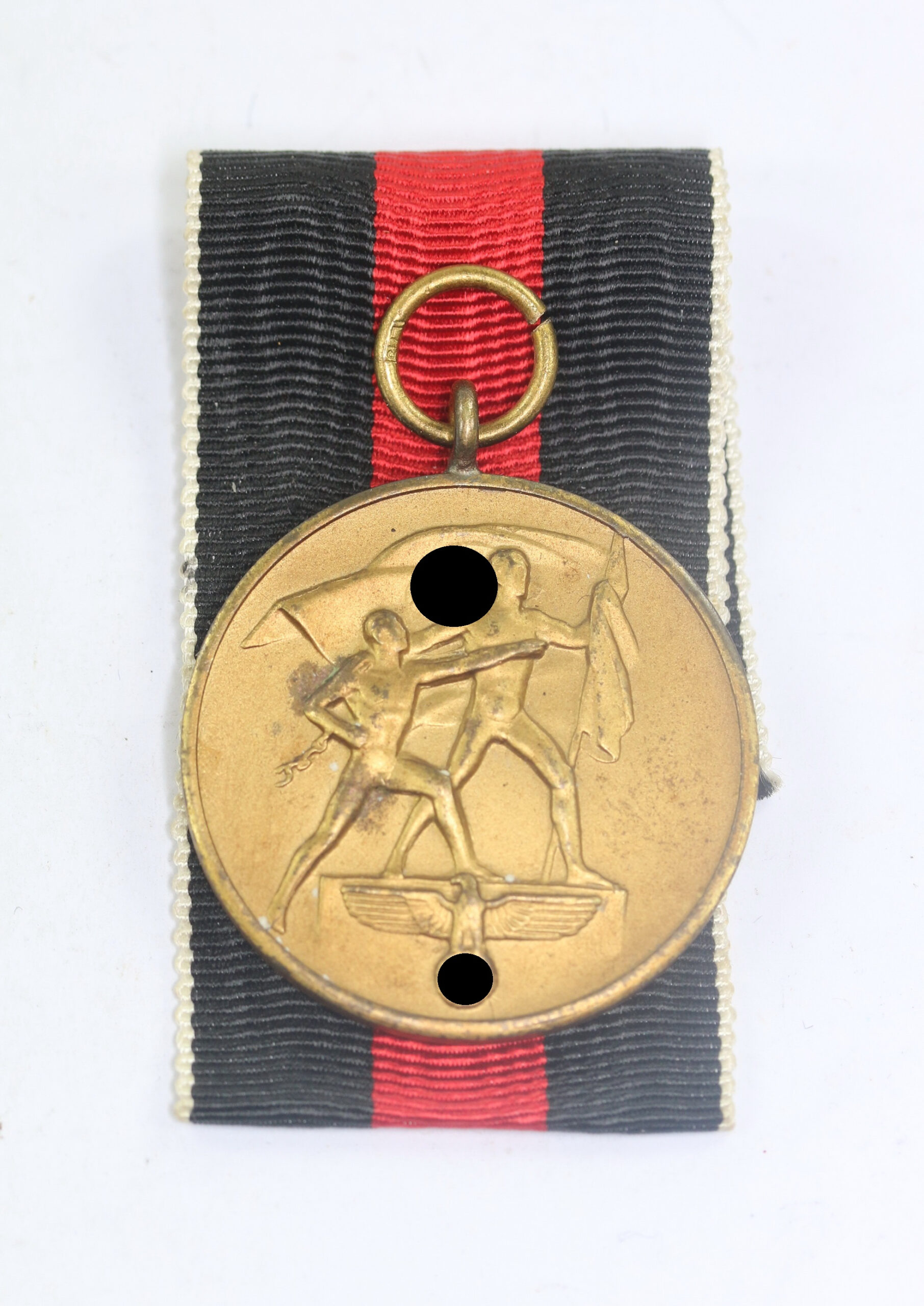 anschlu_medaille_sudetenland_hst Anschlußmedaille Sudetenland, Hst. L/15 (Otto Schickle, Pforzheim) – Bild 1
