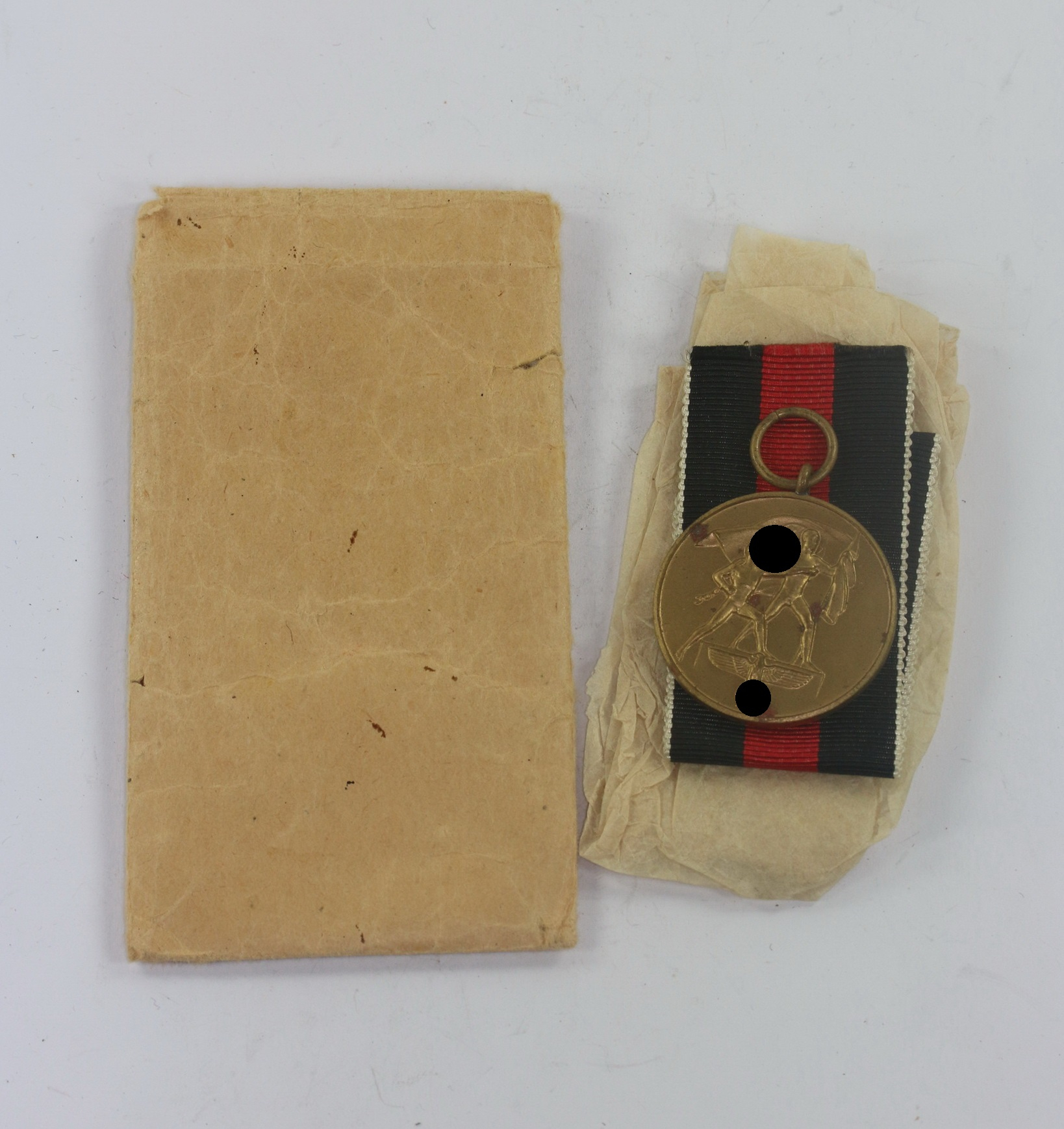 Annexation of Czechoslavakia Medal in Envelope, Ferd. Hoffstätter Bonn a. Rhein – Bild 1