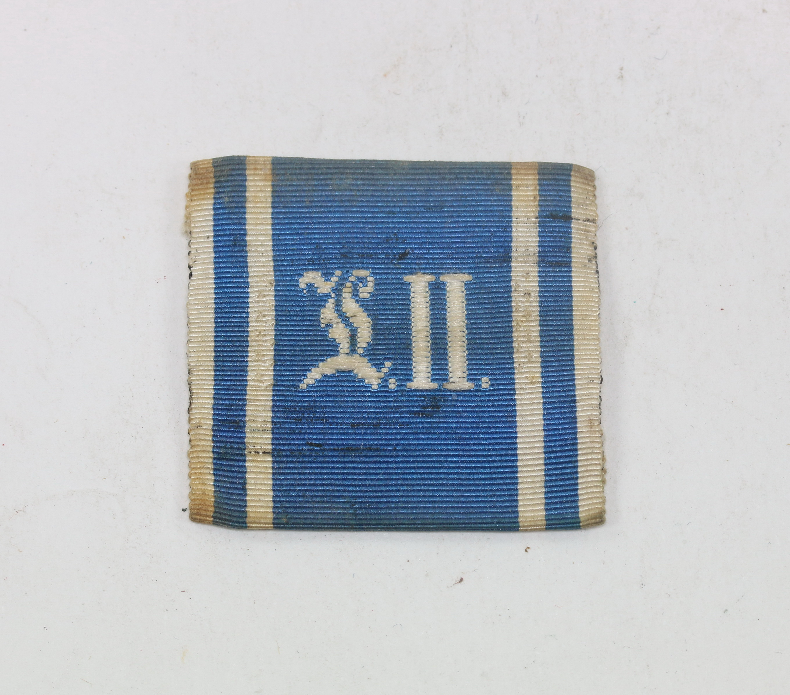 bayern_band_dienstauszeichnung_3 Baveria, Ribbon for the NCO Loyal Service Award. – Bild 1