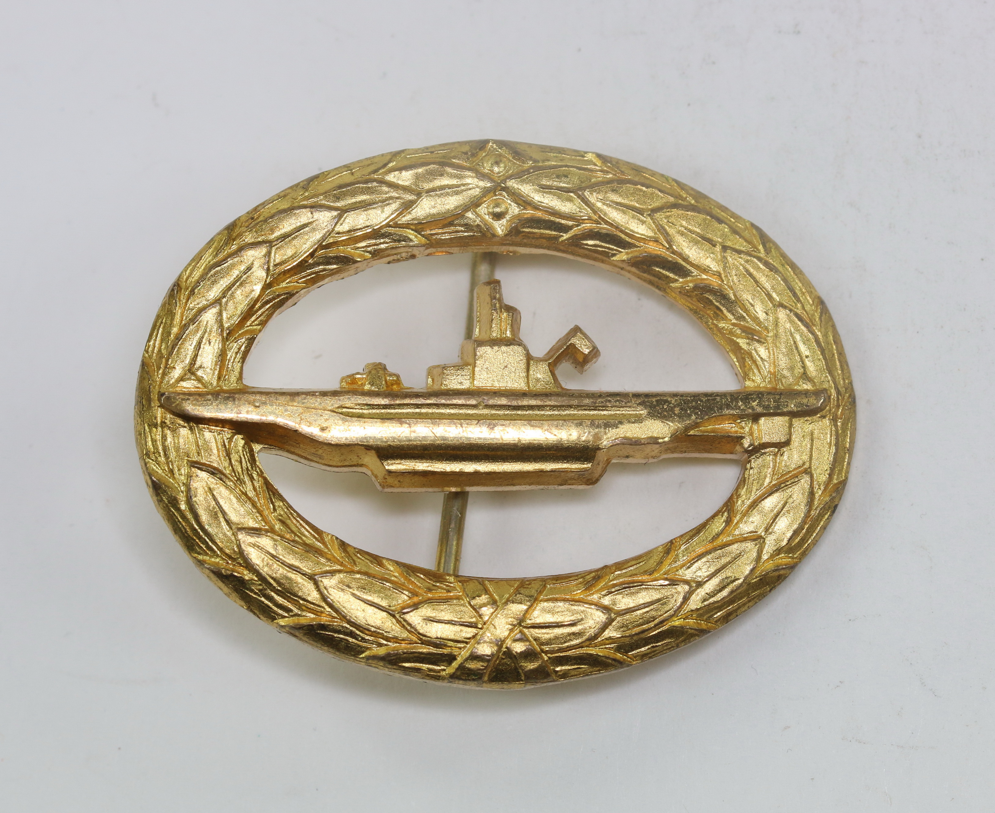 brd_ubootskriegsabzeichen_steinhauer_l_ck_l_denscheid_1_ Federal Republic of Germany. Submarine War Badge 1957. Type Steinhauer & Lück, Lüdenscheid – Bild 1
