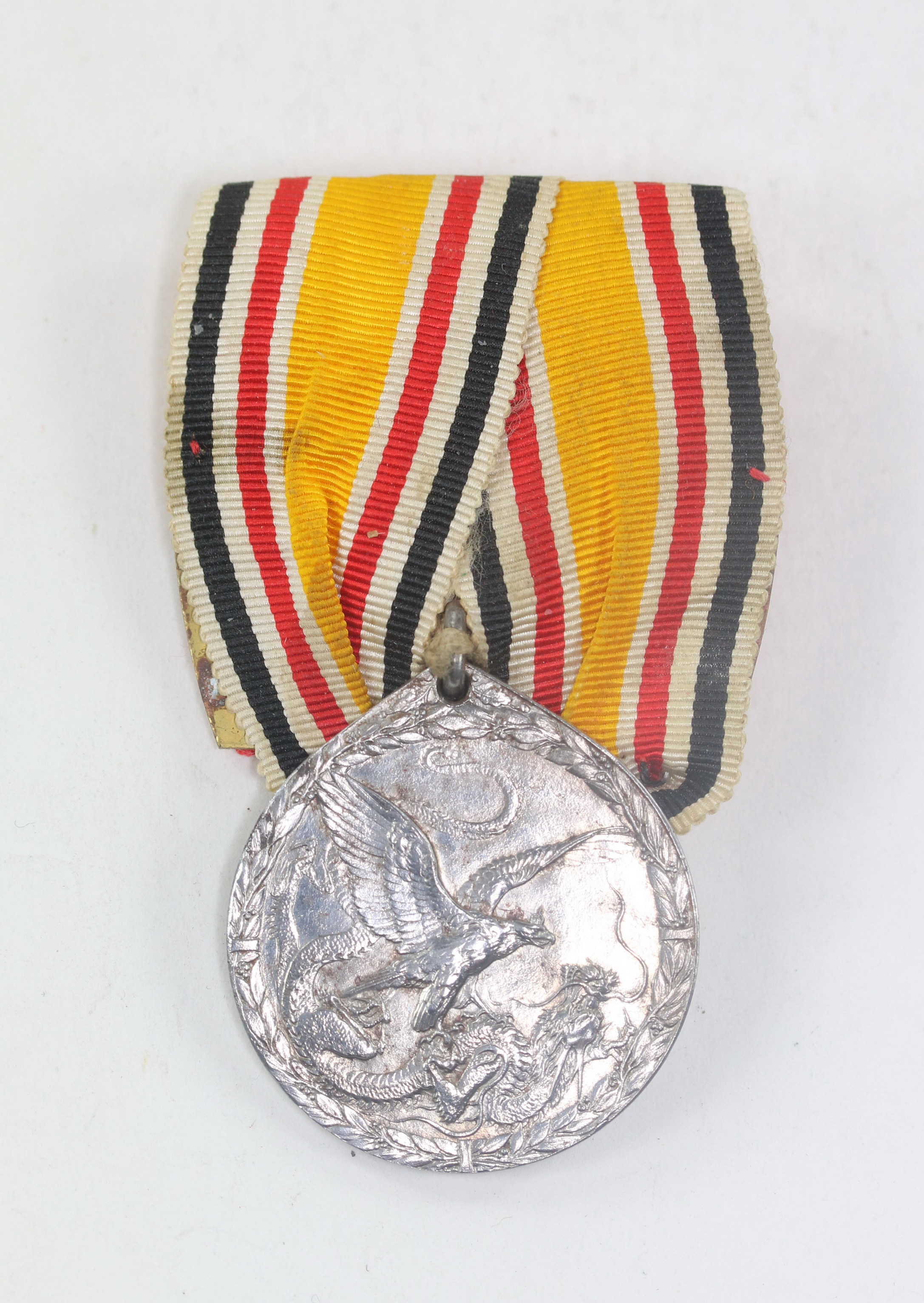 China Campaign Medal for Non-Combatants 1901. Court Mount.  – Bild 1