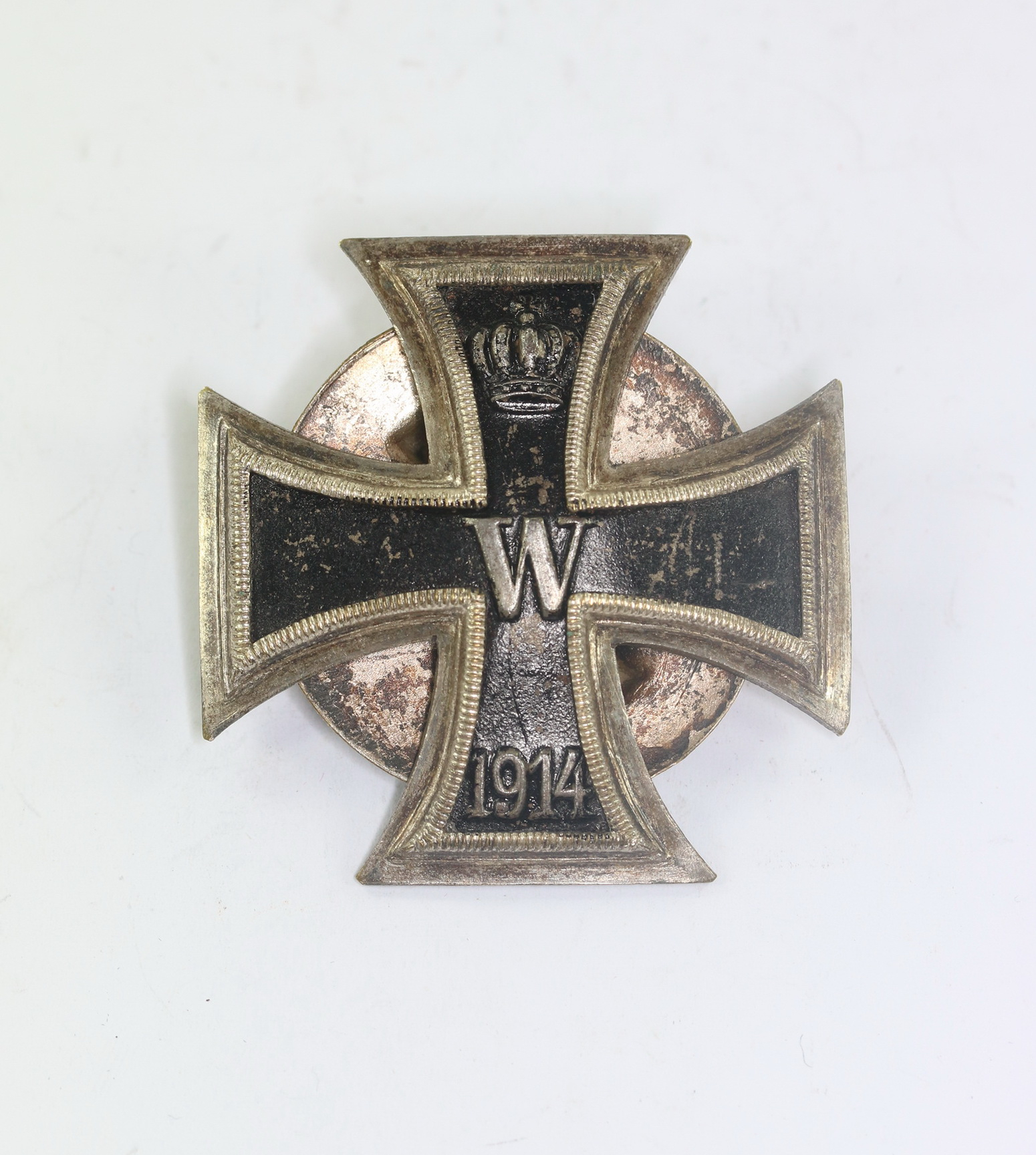 eisernes_kreuz_1 Iron Cross 1st Class 1914 on Screwback. Type Victoria. – Bild 1