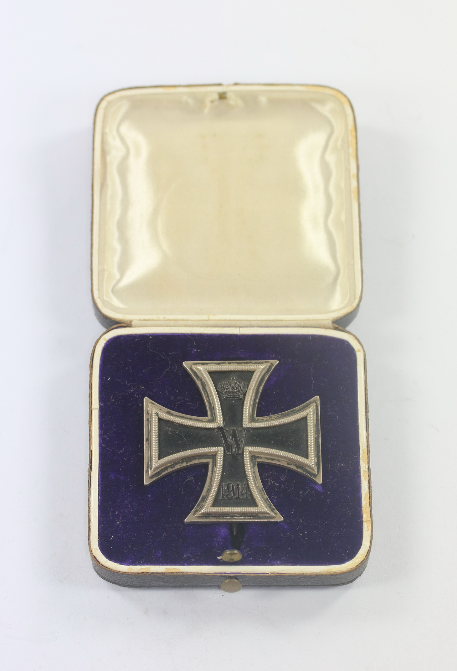 eisernes_kreuz_1 Eisernes Kreuz 1. Klasse 1914, Hst. WS (Wagner & Sohn, Berlin), im frühen Etui – Bild 1