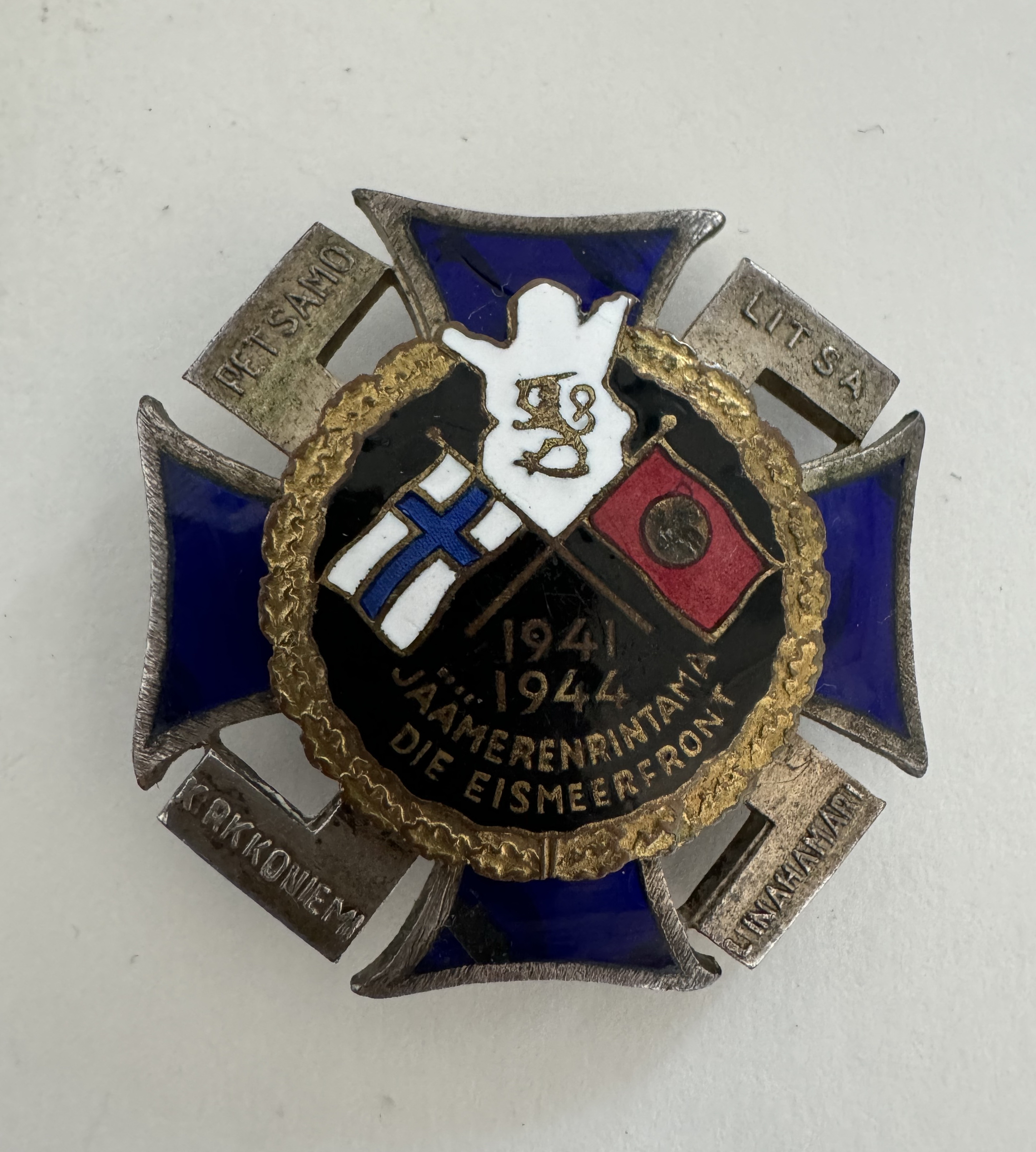 Eismeerfront Kreuz 1941 44 (schwarz) Kriegsgefangenschft (!), Jäämerenrintama Die Eismeerfront - Petsamo - Litsa - Kirkkoniemi - Linahamari – Bild 1