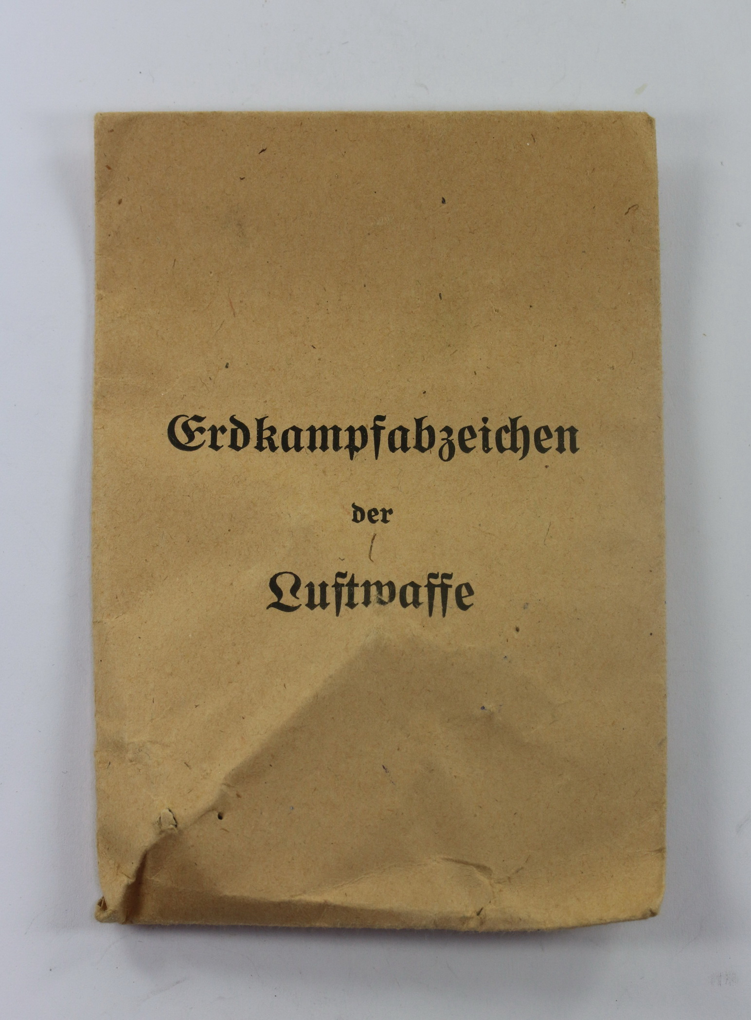 Luftwaffe Ground Assault Badge in Envelope. Maker G.H. Osang Dresden,. Hoard Find (!). – Bild 1