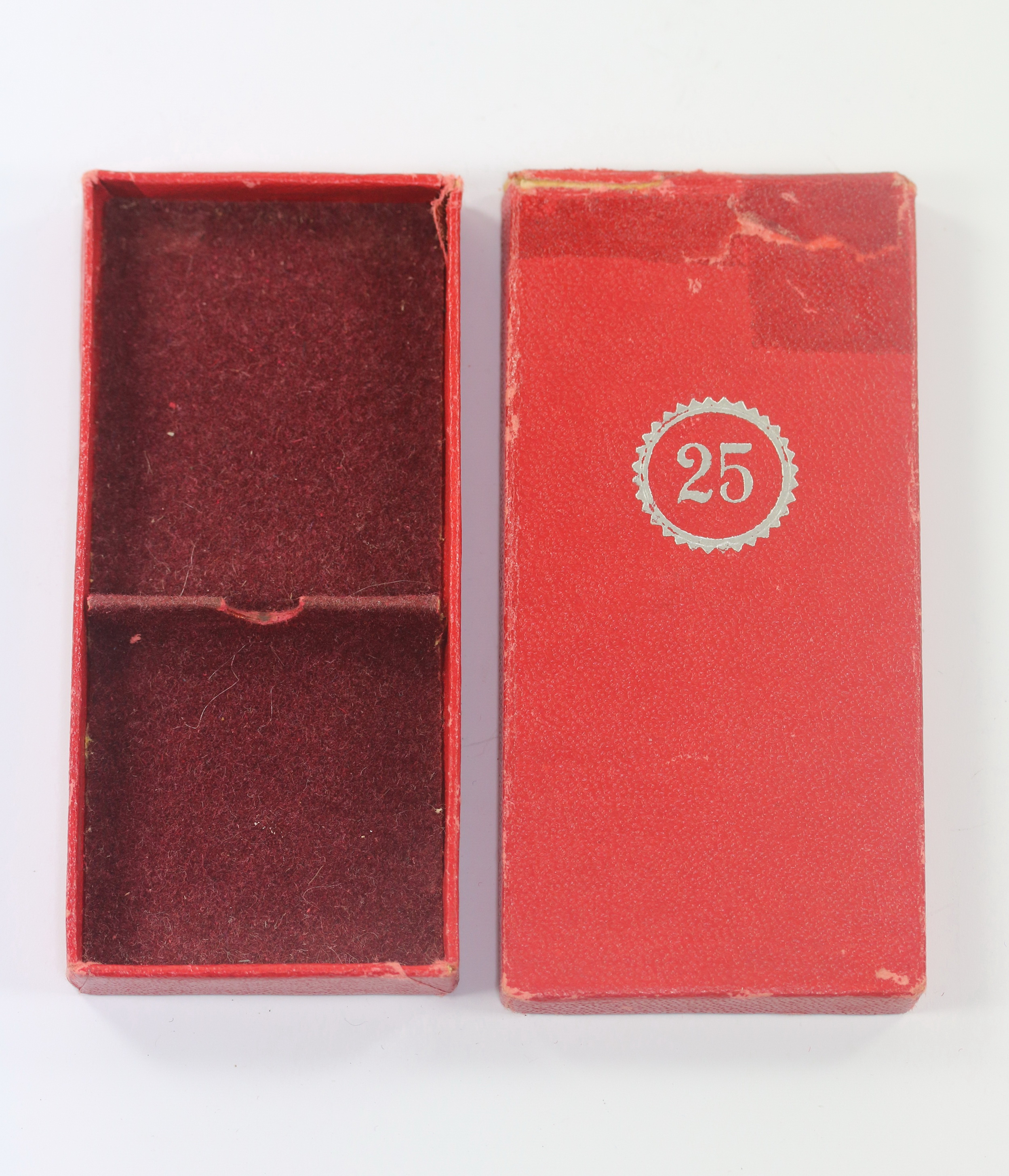 Case for the Silver Civil Loyal Service Cross for 25 Years, Wächtler & Lange Mittweida i.Sa. – Bild 1