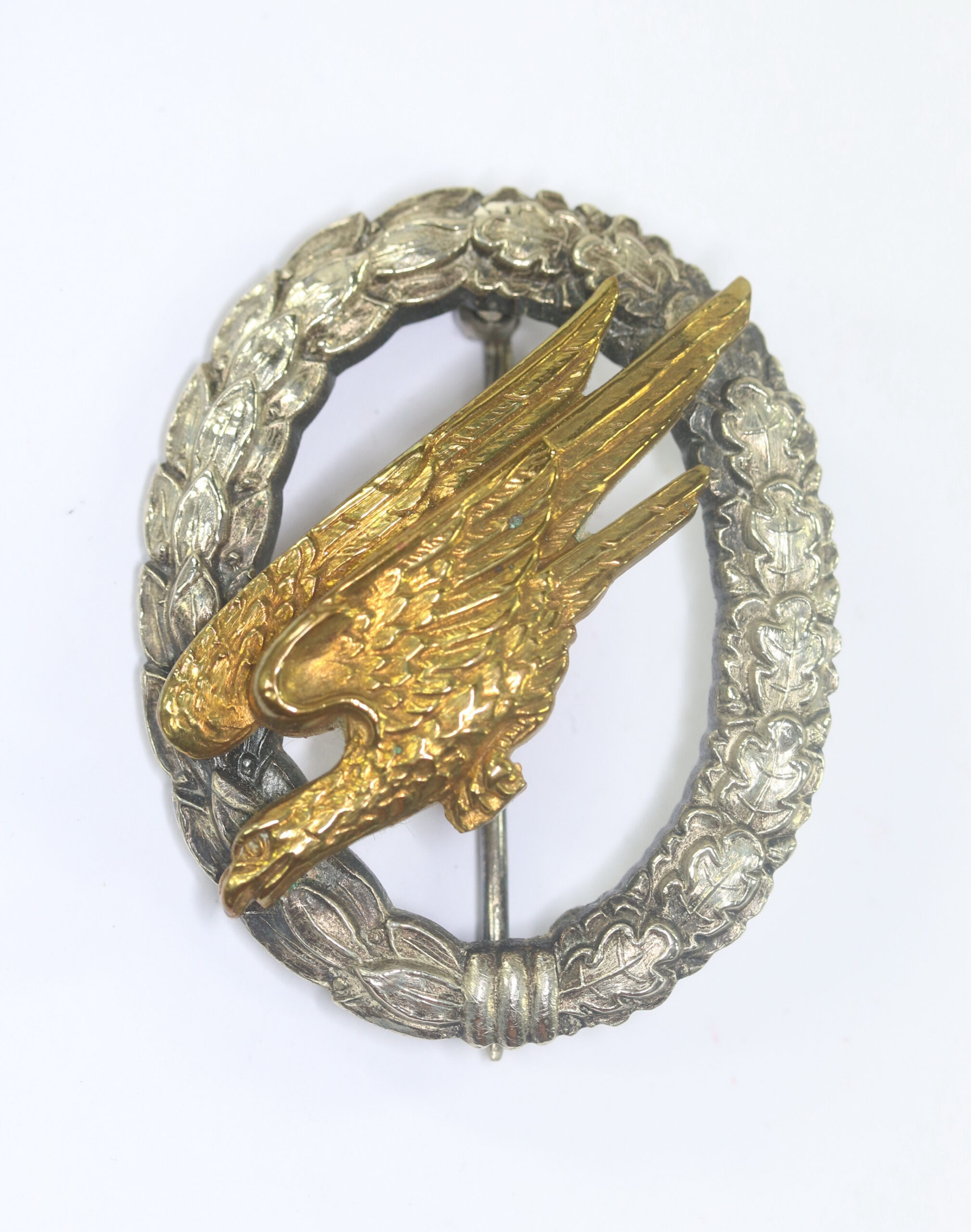 fallschirmsch_tzenabzeichen_der_luftwaffe_hst Fallschirmschützenabzeichen der Luftwaffe, Hst. W. Deumer Lüdenscheid, Kriegsgefangenschaft (!) – Bild 1