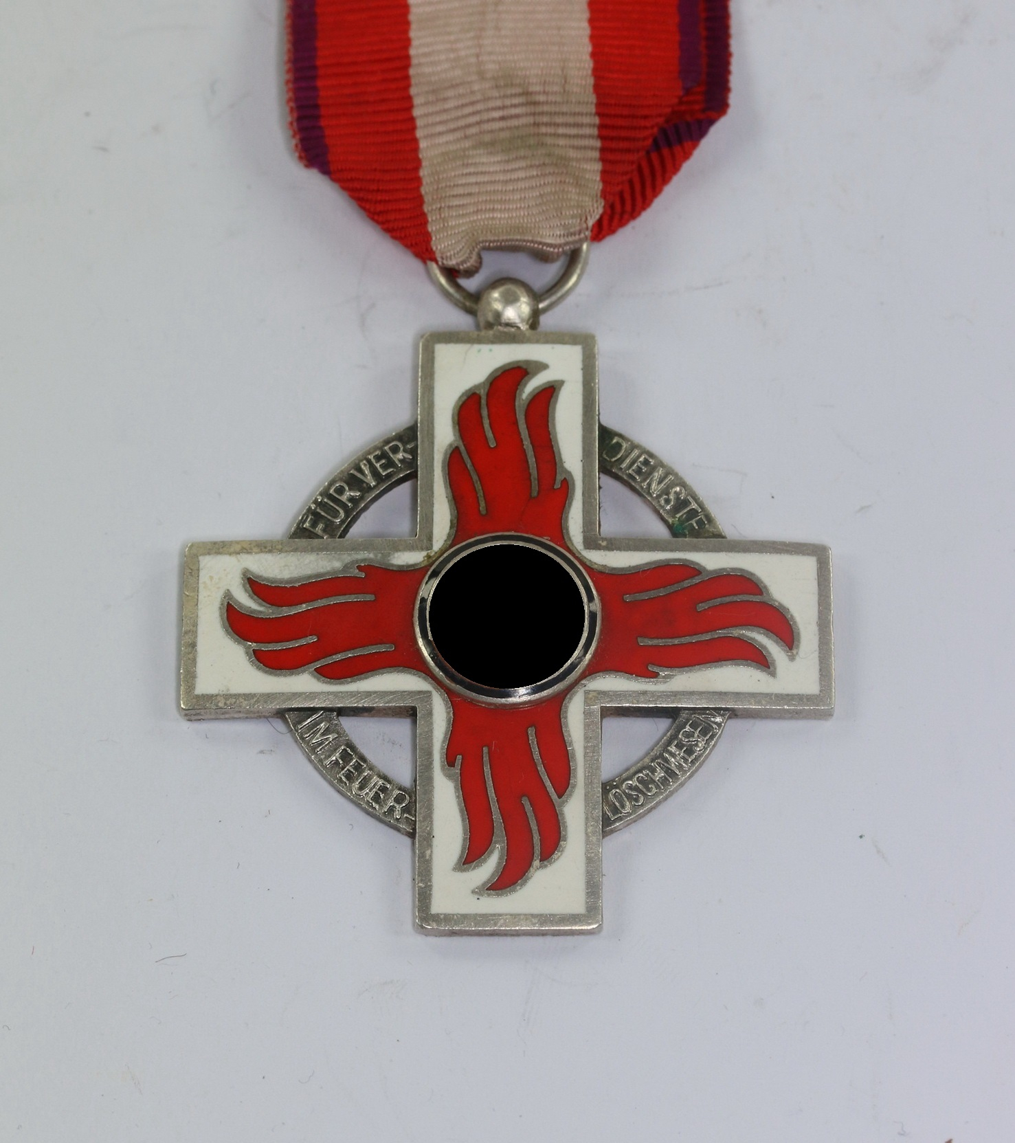 Feuerwehrehrenzeichen 2. Stufe, Hst. 60 (Katz & Deyle, Pforzheim) - Für Verdienste im Feuerlöschwesen – Bild 1