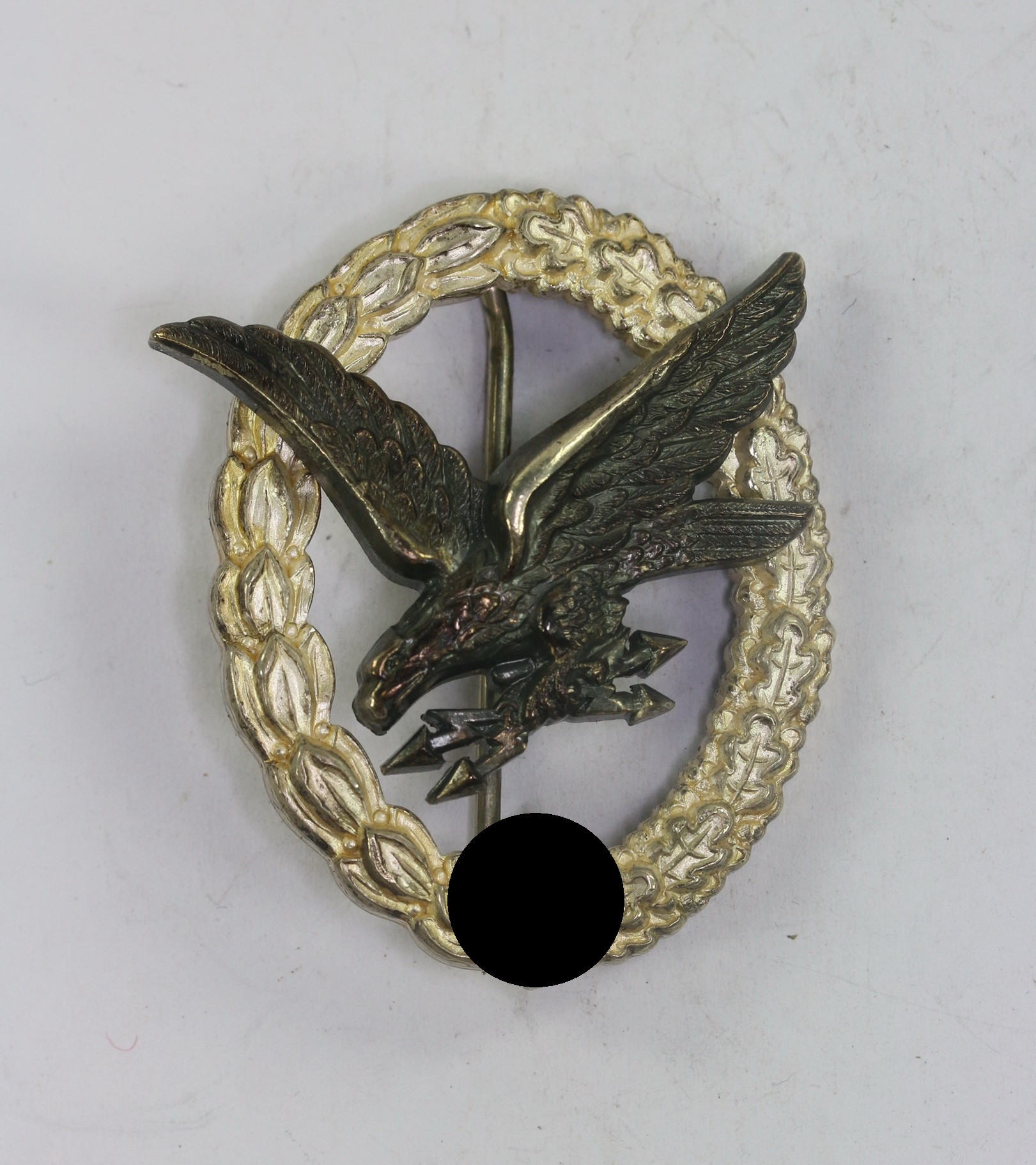 Luftwaffe Gunner/Radio Operator Badge. Maker B&NL (Berg & Nolte, Lüdenscheid) – Bild 1