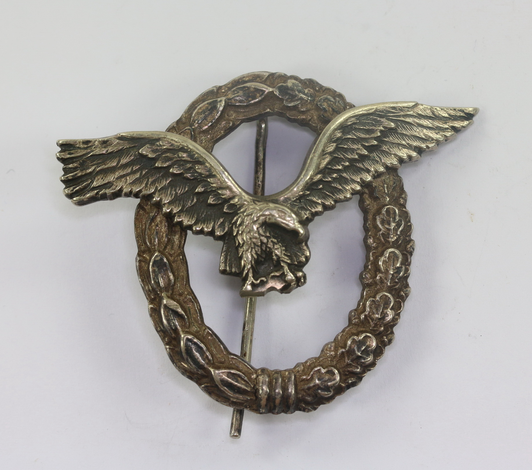 flugzeugf_hrerabzeichen_der_luftwaffe_hst Luftwaffe Pilot Badge. Maker BSW, Denazified. – Bild 1