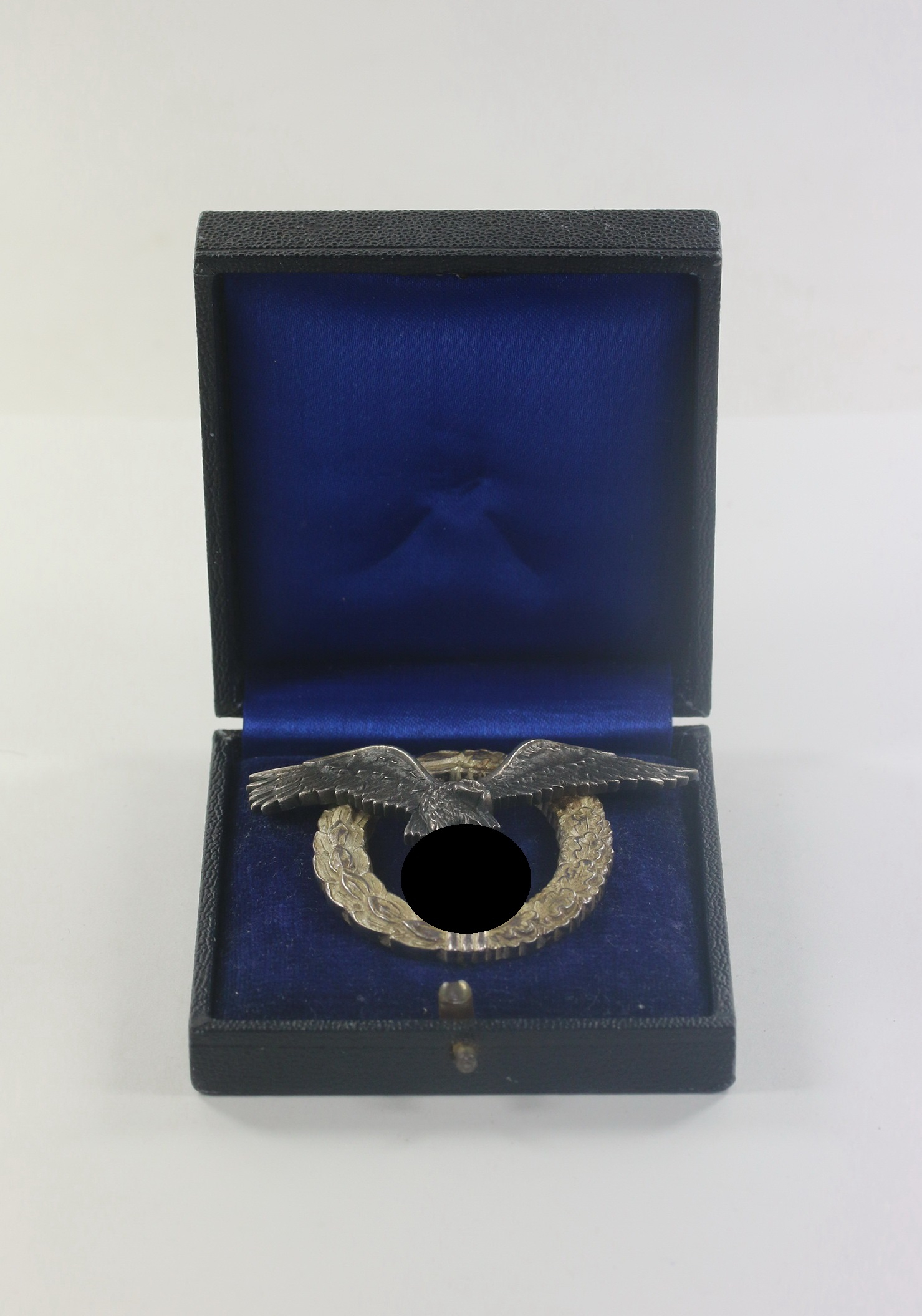 flugzeugf_hrerabzeichen_der_luftwaffe_hst Cased Luftwaffe Pilot Badge. Maker W. Deumer Lüdenscheid. – Bild 1