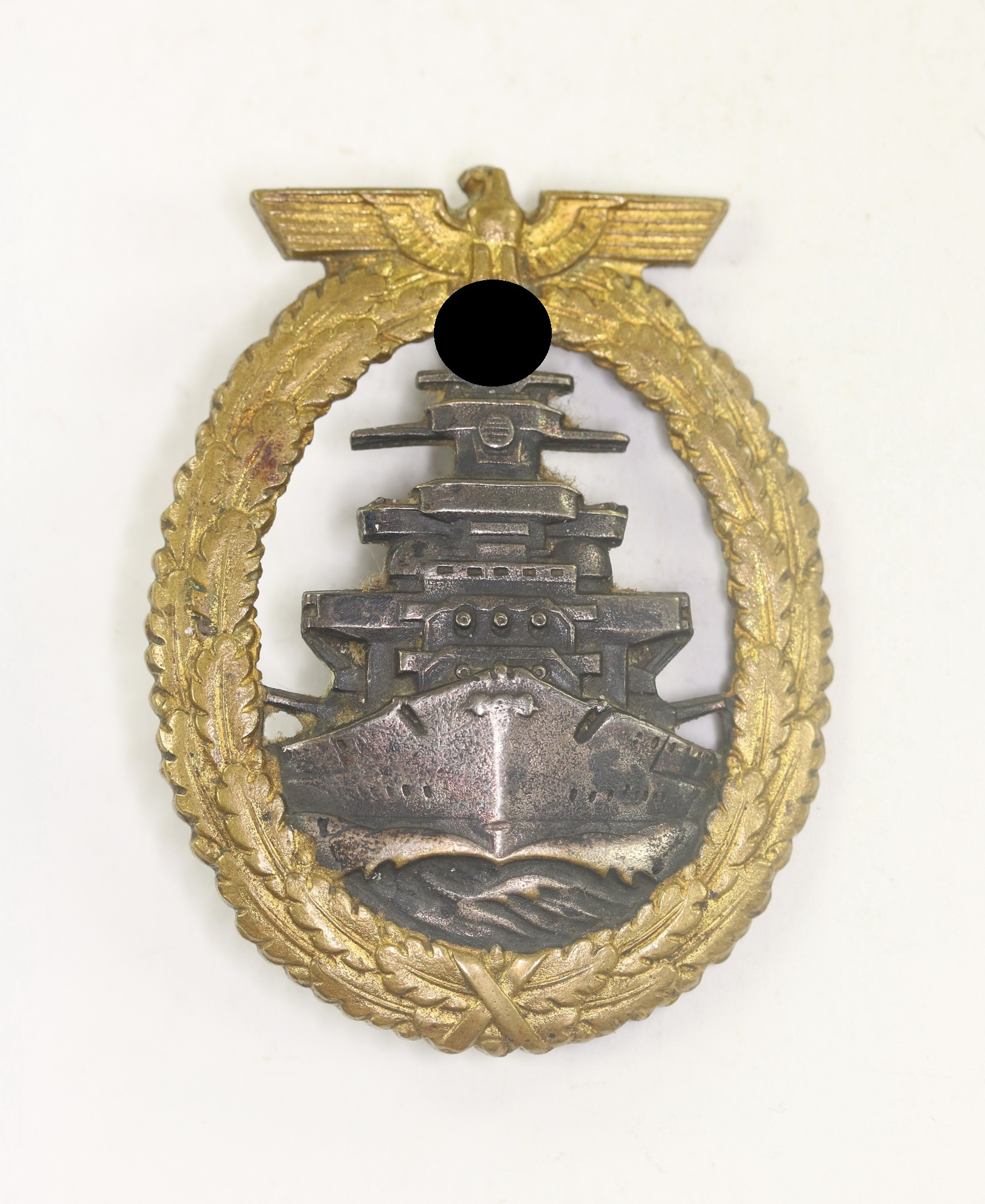 High Seas Fleet War Badge. Maker Schwerin Berlin - FEC. Adolf Bock  – Bild 1