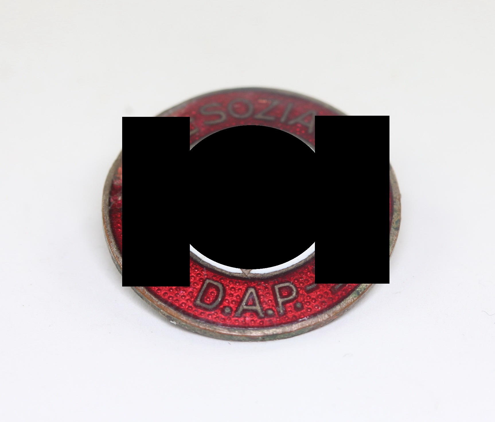 fr_hes_nsdap_parteiabzeichen_ges Early NSDAP Party Badge Ges. Gesch. – Bild 1