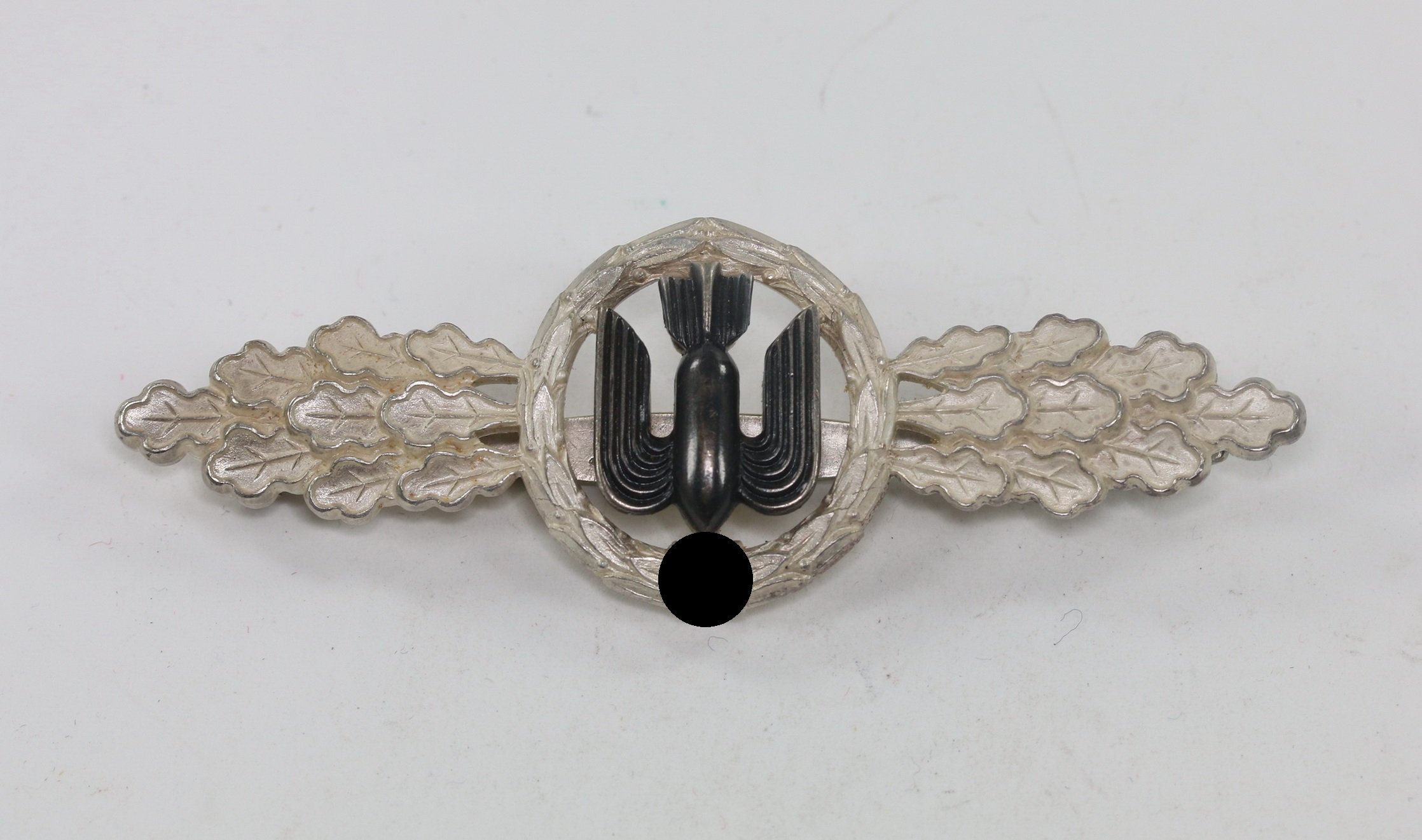 Frontflugspange für Kampfflieger in Silber, Hst. G.H. Osang Dresden – Bild 1