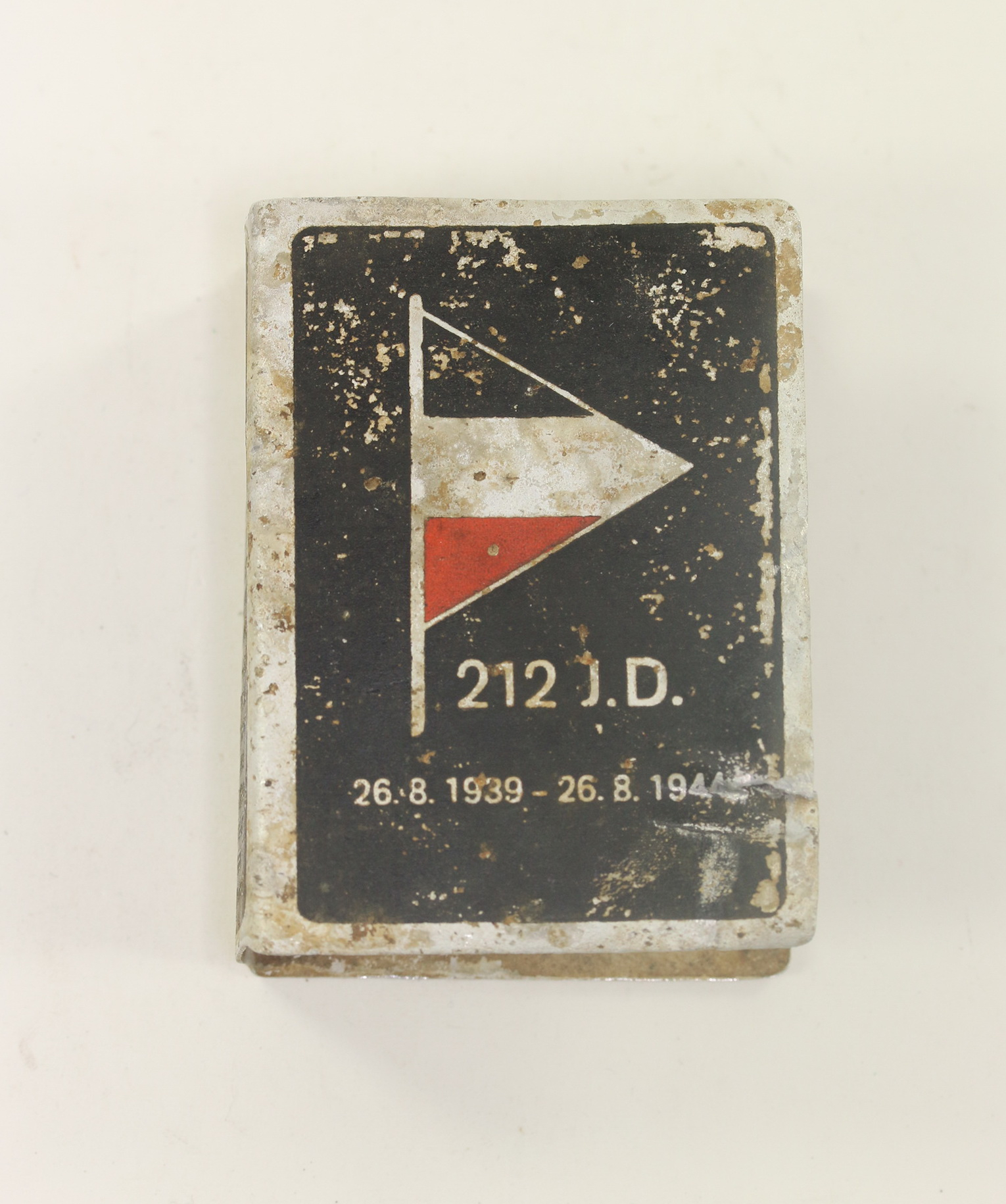 Matchbox Cover, 212. J.D. 26.8.1939 - 26.8.1944  (München) – Bild 1