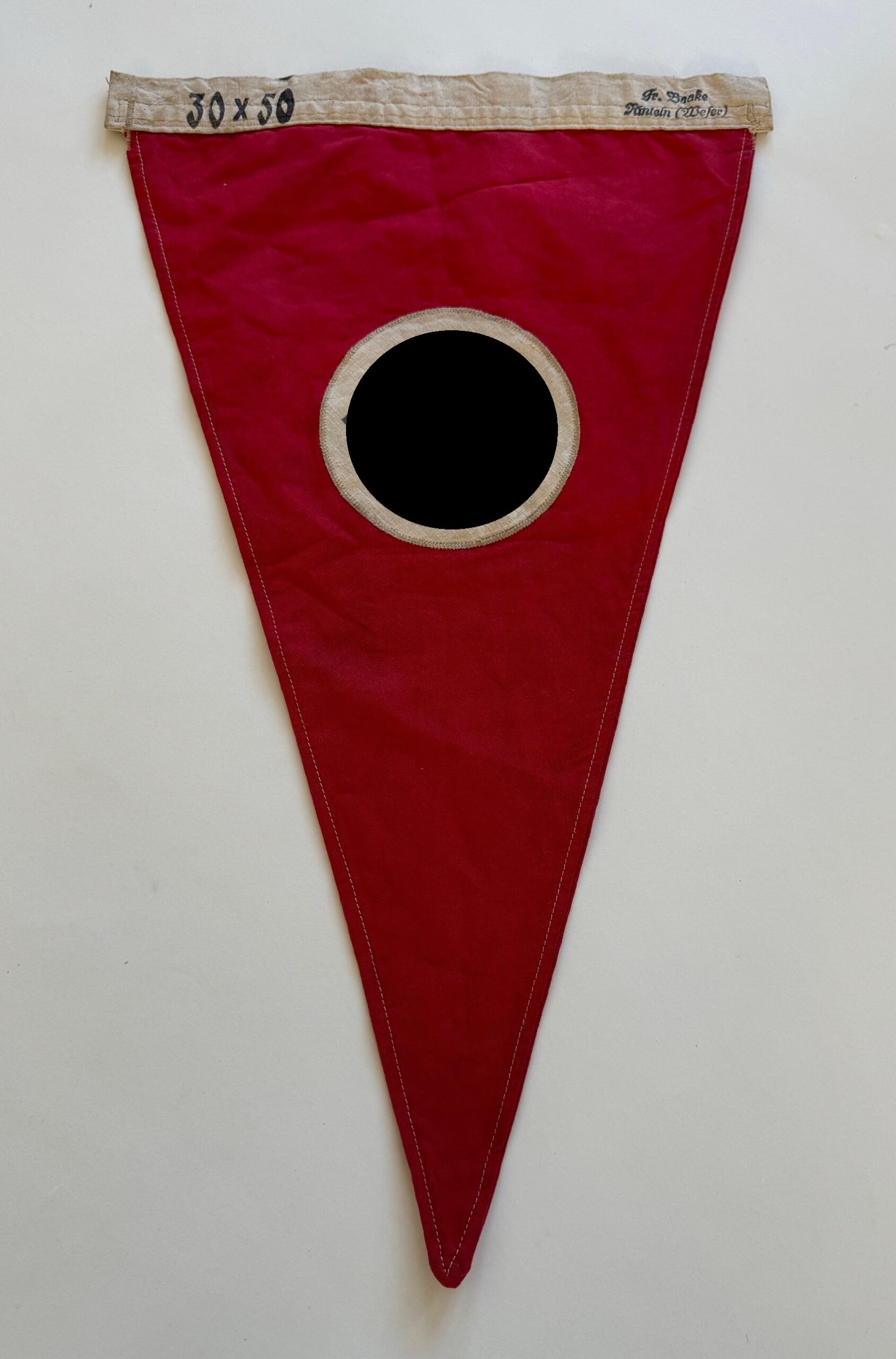 hakenkreuzwimpel_sa_der_n Hakenkreuzwimpel SA der N.S.D.A.P. Fr. Baake Rinteln (Weser) – Bild 1