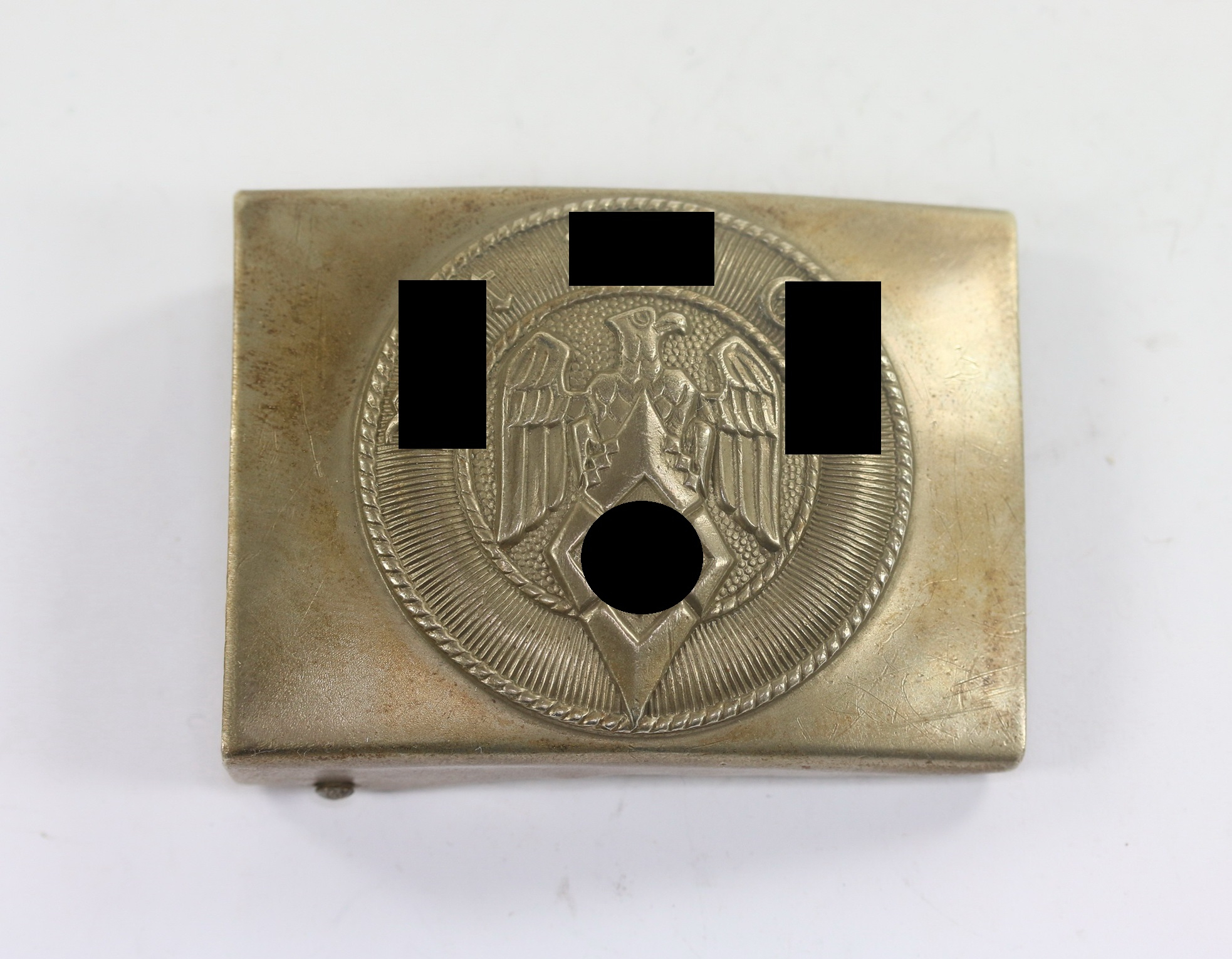 Hitler Youth (HJ) Belt Buckle. Maker A A.&S. and O.& C.Ges. Gesch.  – Bild 1