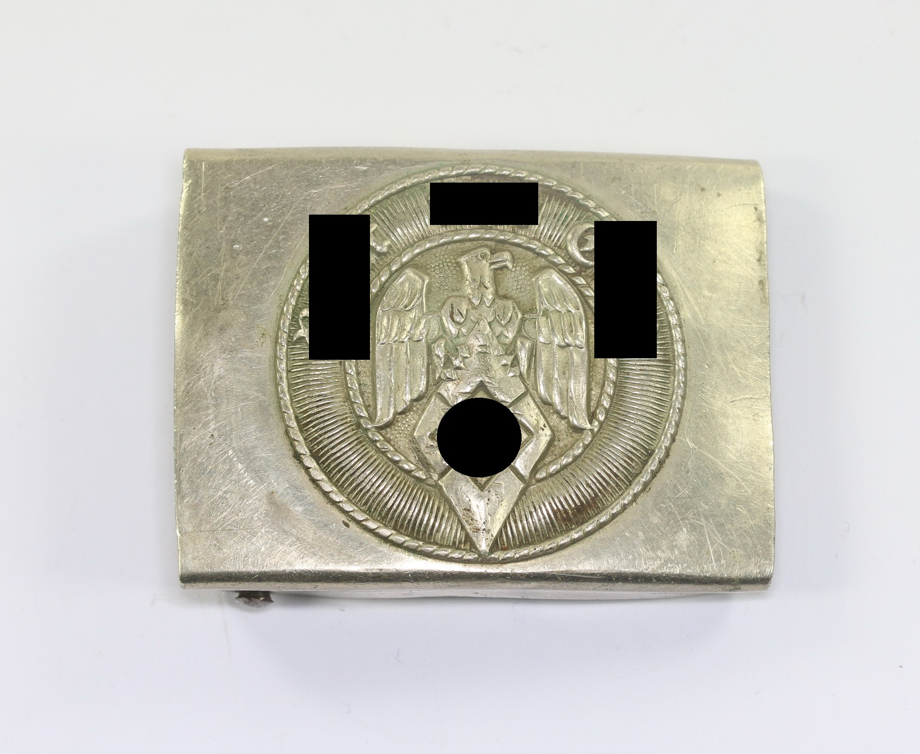 hitlerjugend_hj_koppelschloss_hst Hitler Youth (HJ), Belt Buckle. Maker A A&S Ges. Gesch. und RZM 17 – Bild 1