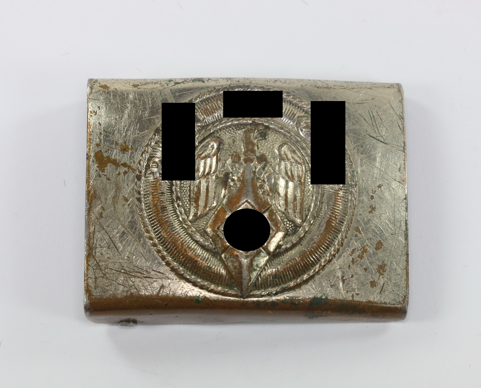 hitlerjugend_hj_koppelschloss_hst Hitlerjugend (HJ), Koppelschloss, Hst. RZM 72 (Paul Cramer & Co., Lüdenscheid) – Bild 1