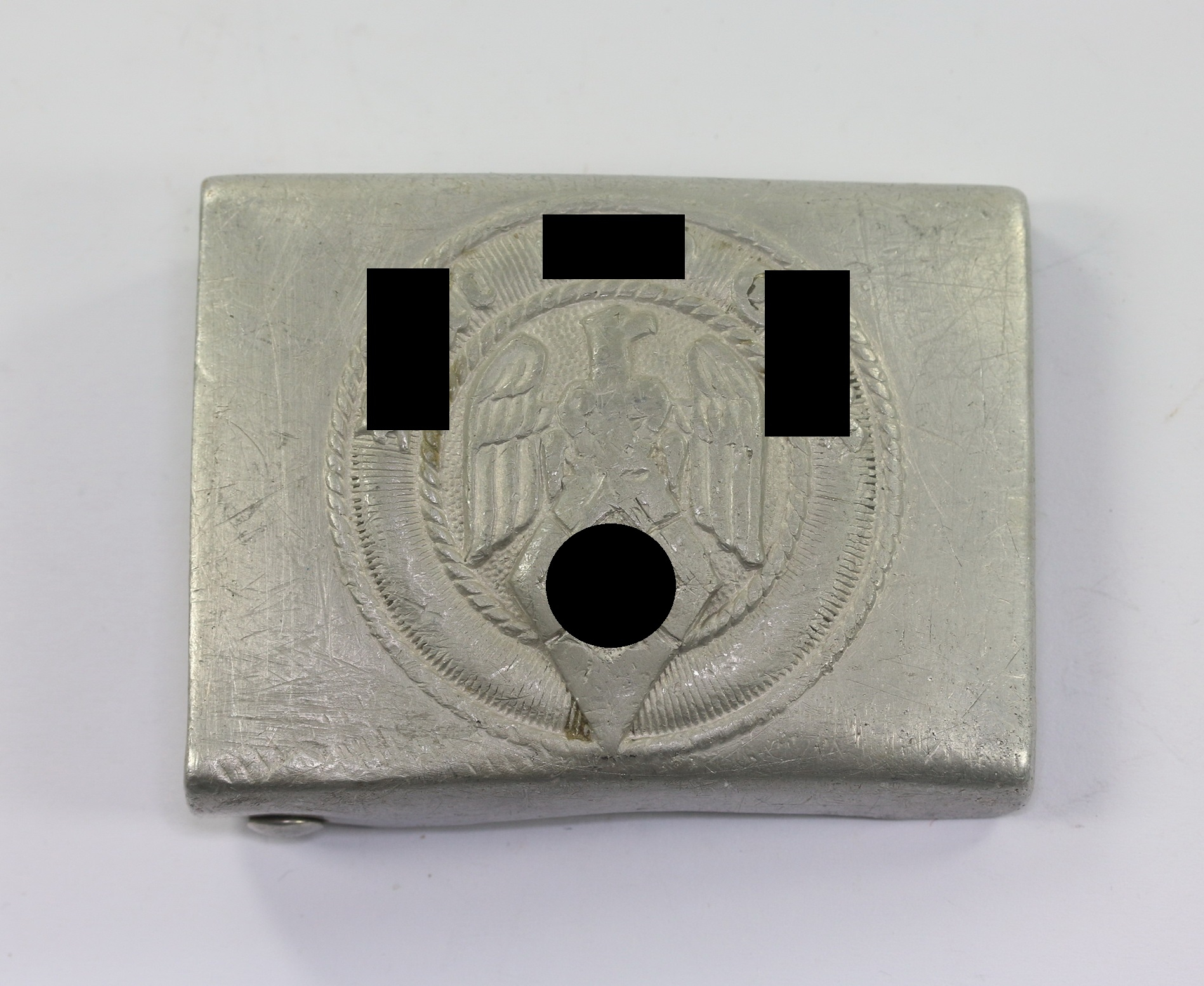 hitlerjugend_hj_koppelschloss_hst Hitler Youth(HJ), Belt Buckle. Maker RZM M4/38 (Richard Sieper & Sohne, Ludenscheid) – Bild 1