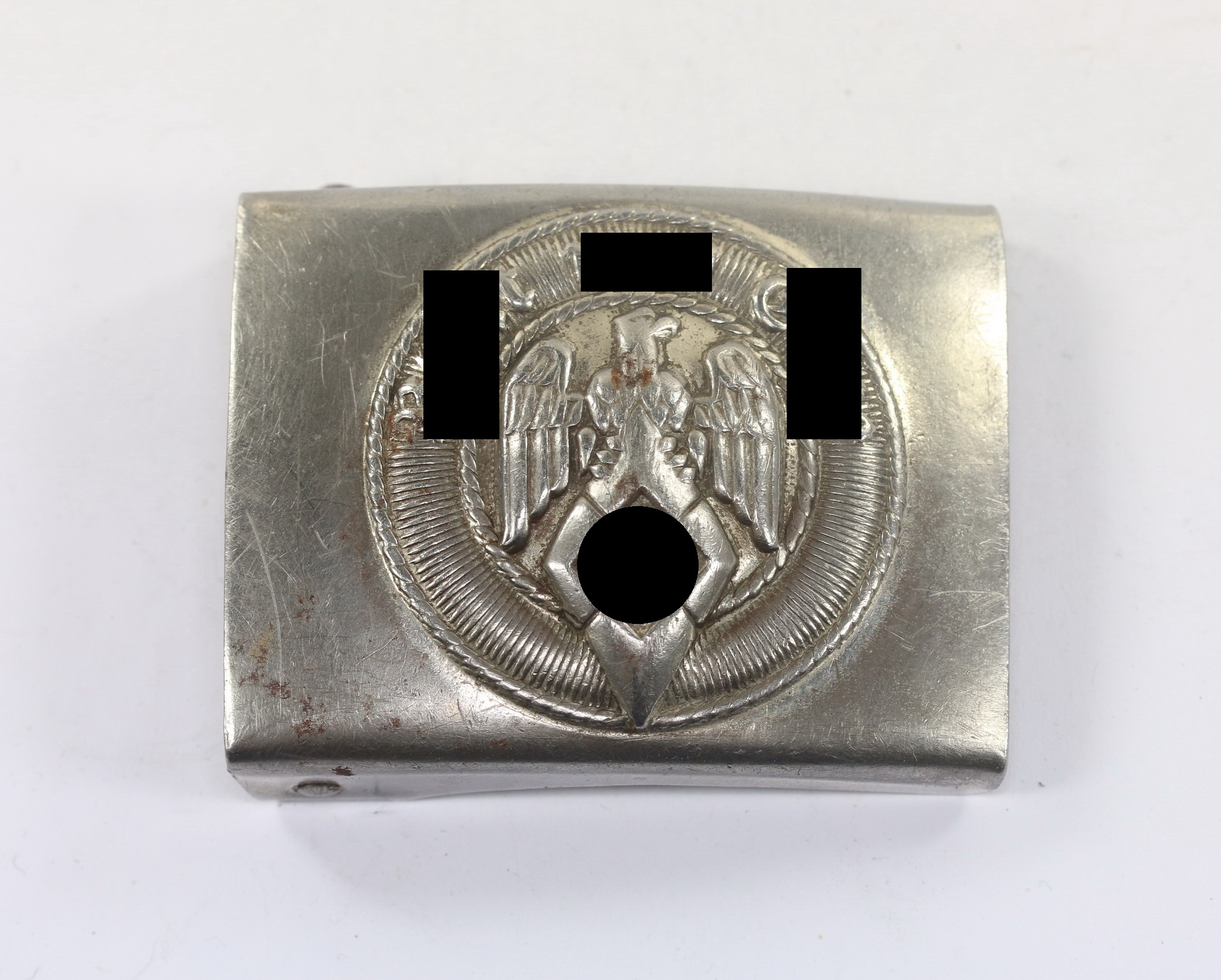 hitlerjugend_hj_koppelschloss_hst Hitlerjugend (HJ), Koppelschloss, Hst. RZM M4 / 24 (Friedrich Linden, Lüdenscheid) – Bild 1