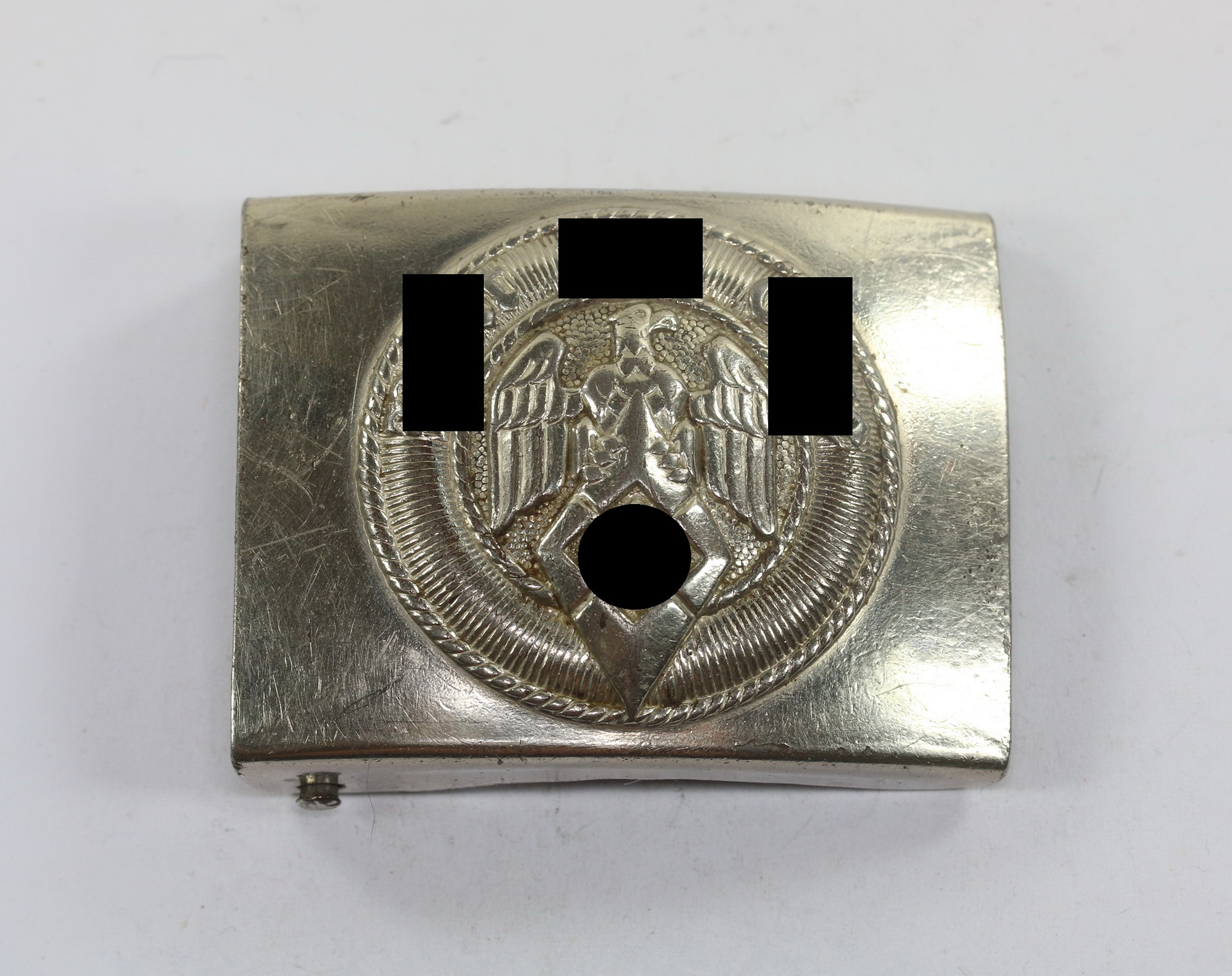 hitlerjugend_hj_koppelschloss_hst Hitlerjugend (HJ), Koppelschloss, Hst. RZM M4 / 30 (Berg & Nolte, Lüdenscheid) – Bild 1