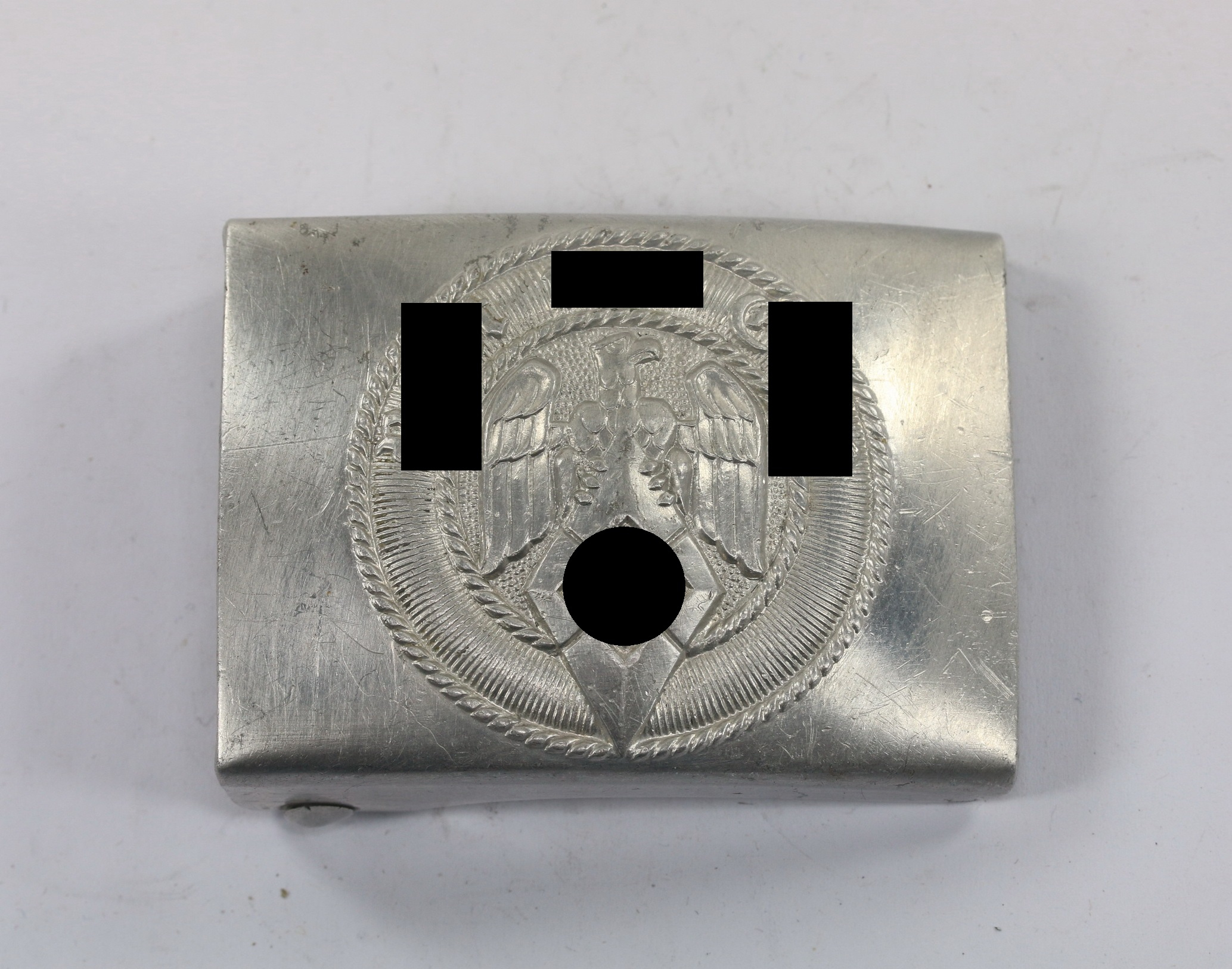 hitlerjugend_hj_koppelschloss_hst Hitler Youth(HJ), Belt Buckle. Maker RZM M4 / 38 (Richard Sieper & Sohne, Ludenscheid) – Bild 1