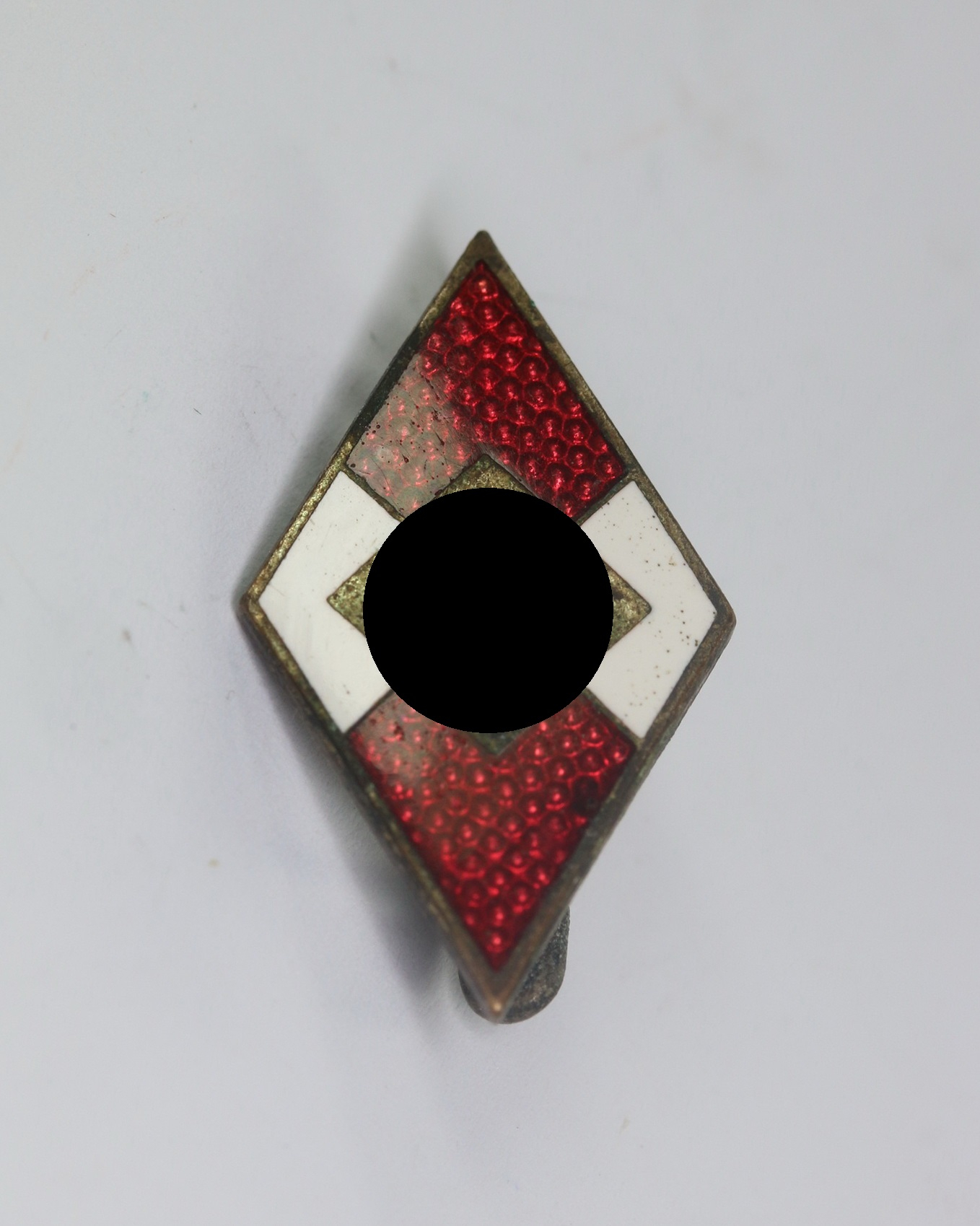 hitlerjugend_hj_mitgliedsabzeichen_hst Hitler Youth (HJ), Membership Badge. Maker RZM M1/155 (Schwertner & Cie., Eggenberg) – Bild 1