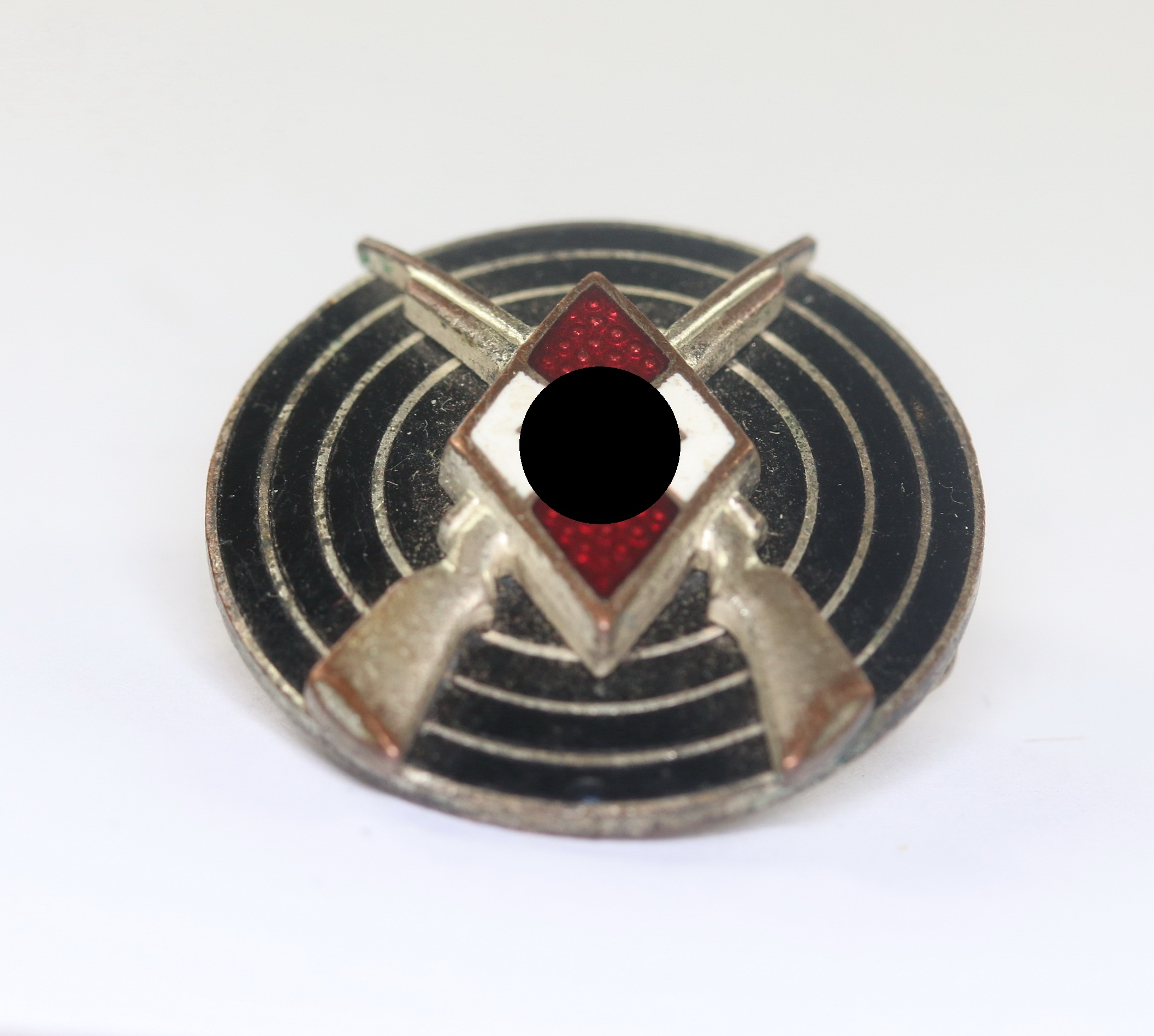 Hitler Youth (HJ), Marksmanship Badge. Maker RZM M1/77 (Foerster & Barth, Pforzheim) – Bild 1