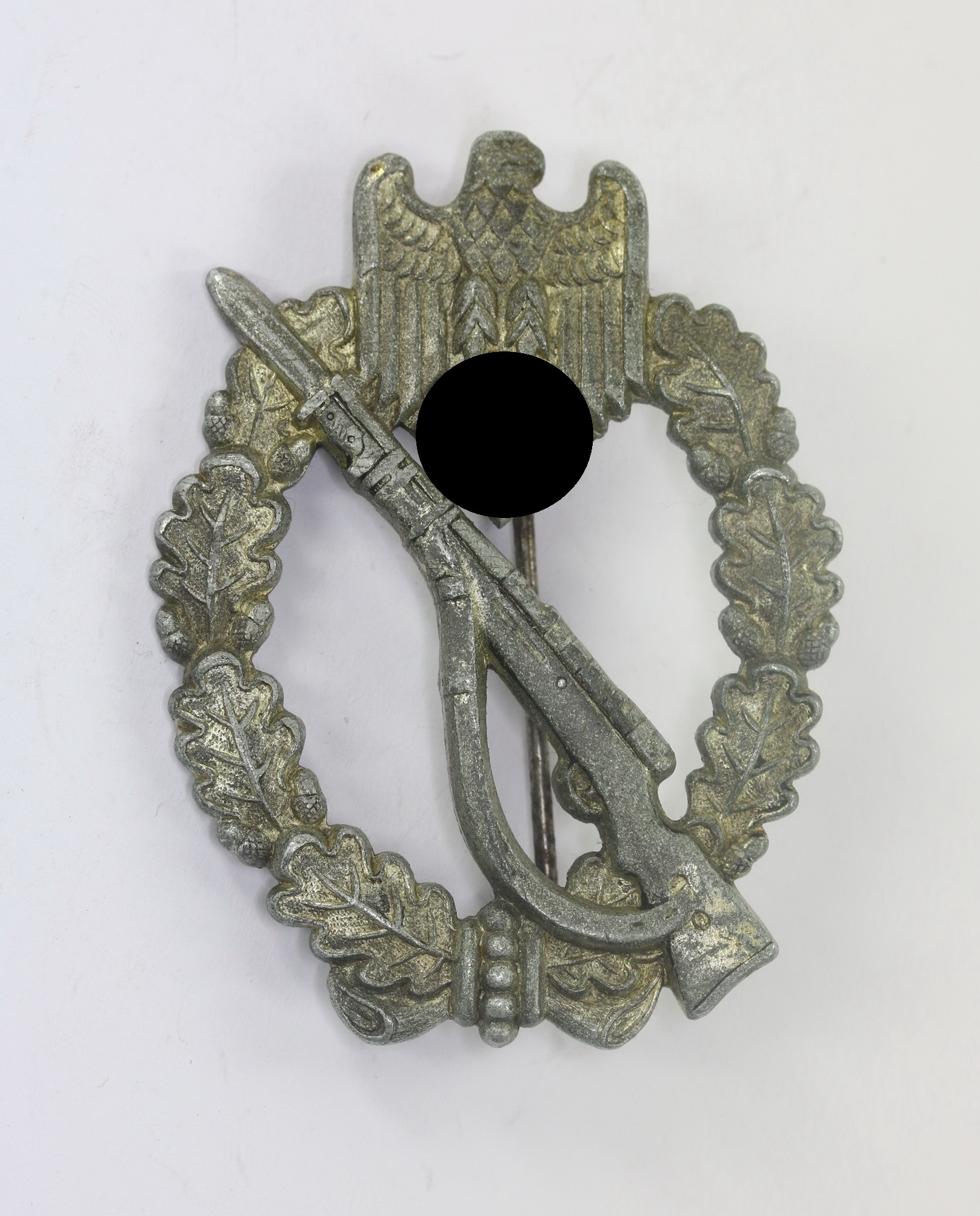infanterie_sturmabzeichen_in_silber_funcke_br_nighaus_l_denscheid_1__1 Silver Infantry Assault Badge. Type Funcke & Brünighaus, Lüdenscheid – Bild 1