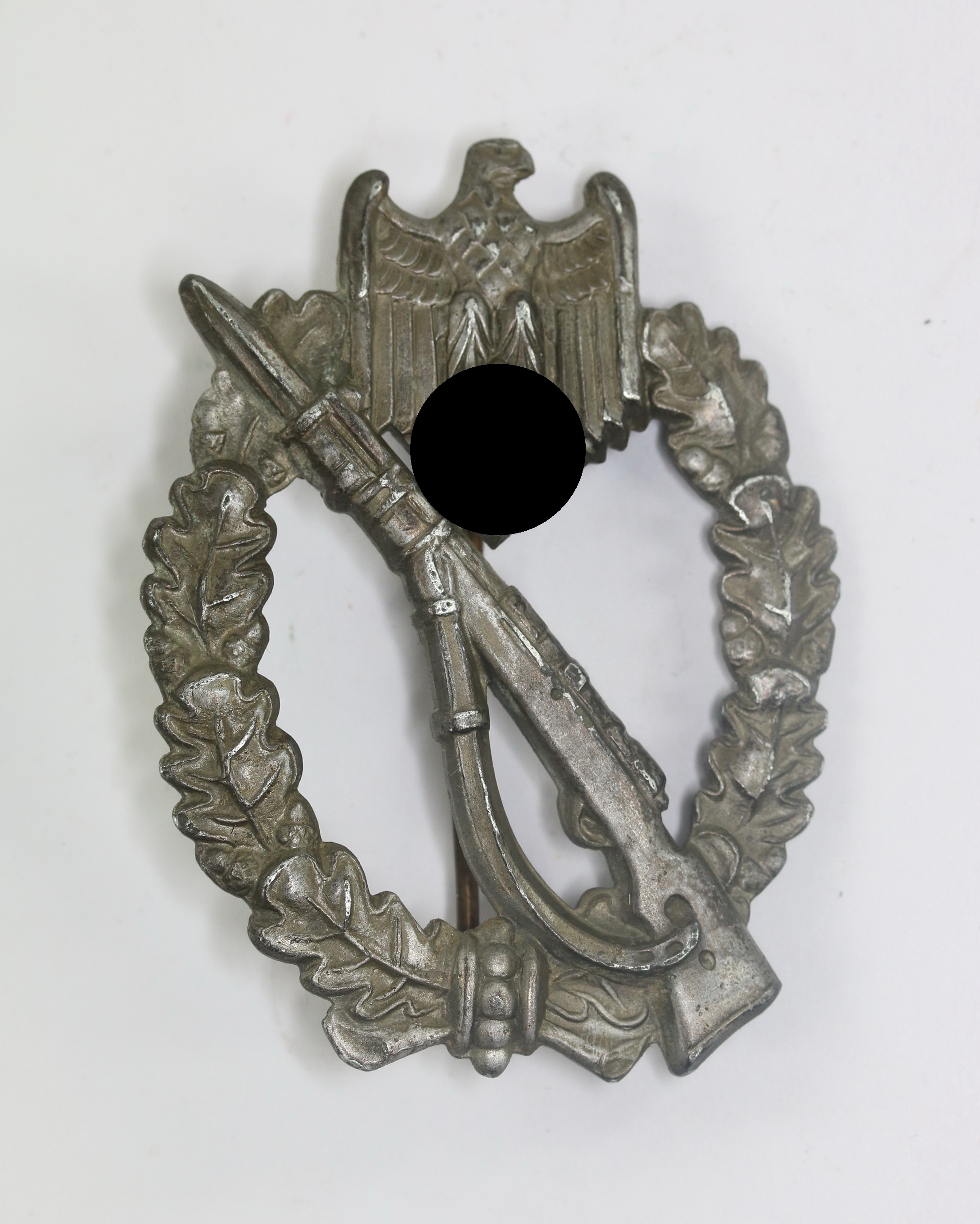 Silver Infantry Assault Badge. Maker ÜÜ (E.F. Wiedmann, Frankfurt am Main) – Bild 1