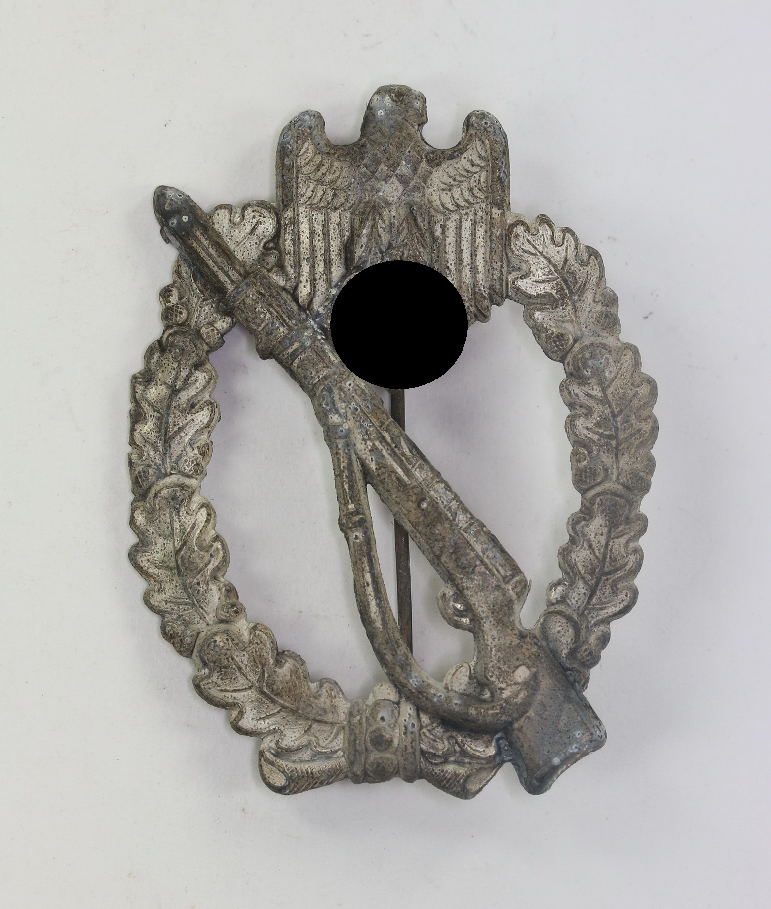 infanterie_sturmabzeichen_in_silber_rudolf_karneth_gablonz_1__3 Silver Infantry Assault Badge. Type Rudolf Karneth, Gablonz – Bild 1