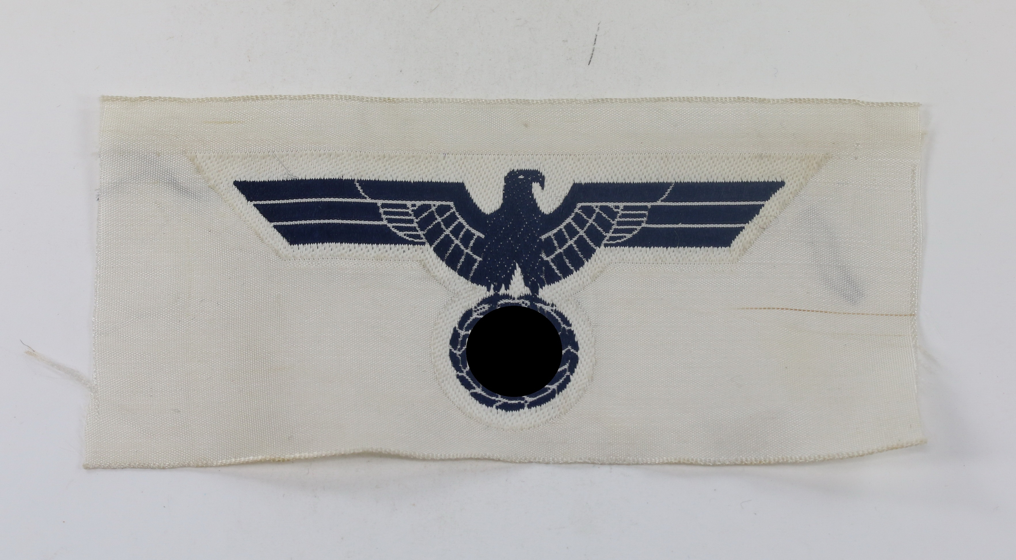 Kriegsmarine, Chest Eagle for the White Shirt (Bevo) – Bild 1