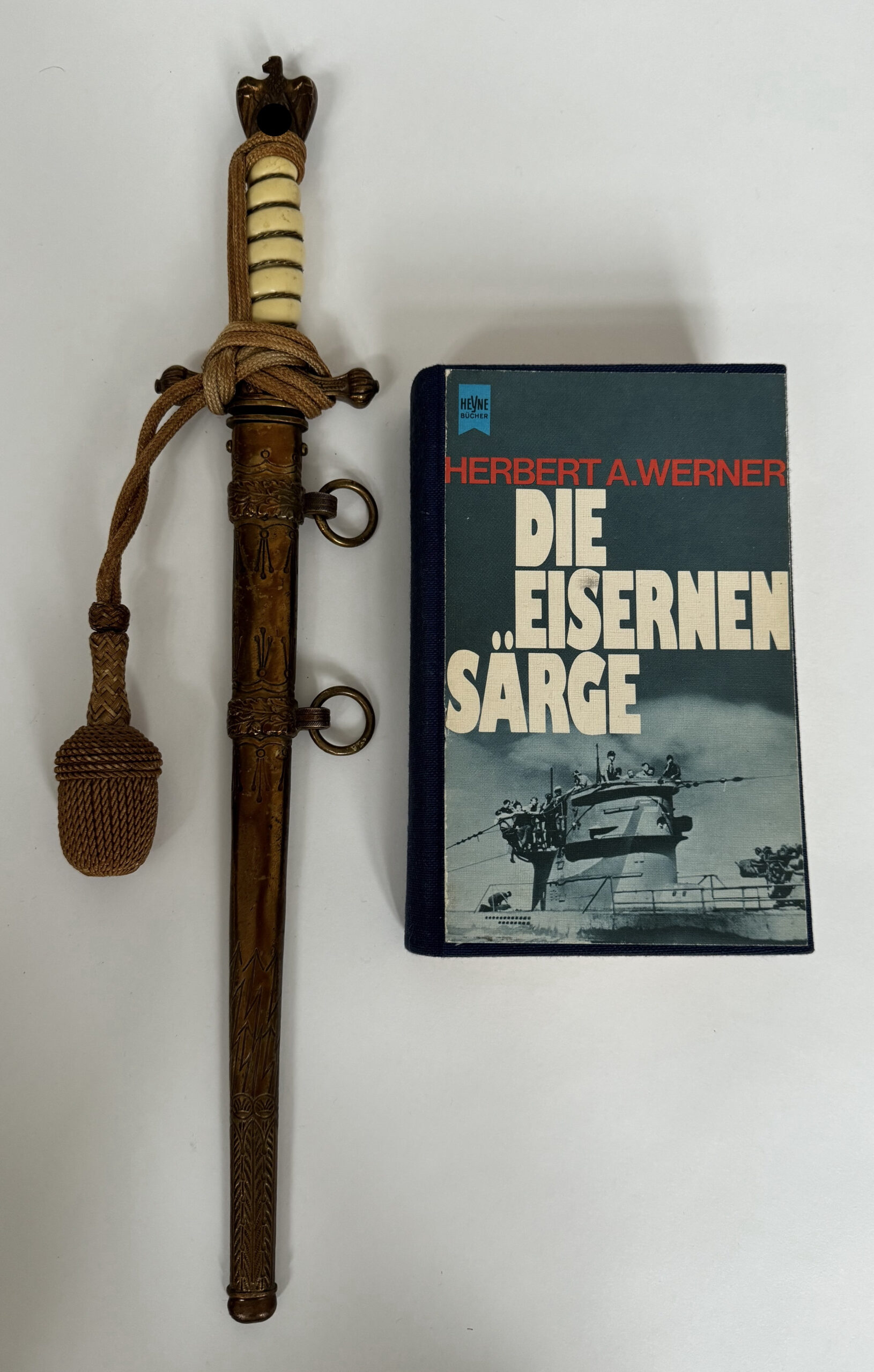 Kriegsmarine Offiziersdolch, Hst. WKC, U-255 Maschinenmaat Franz Klimmer – Bild 1