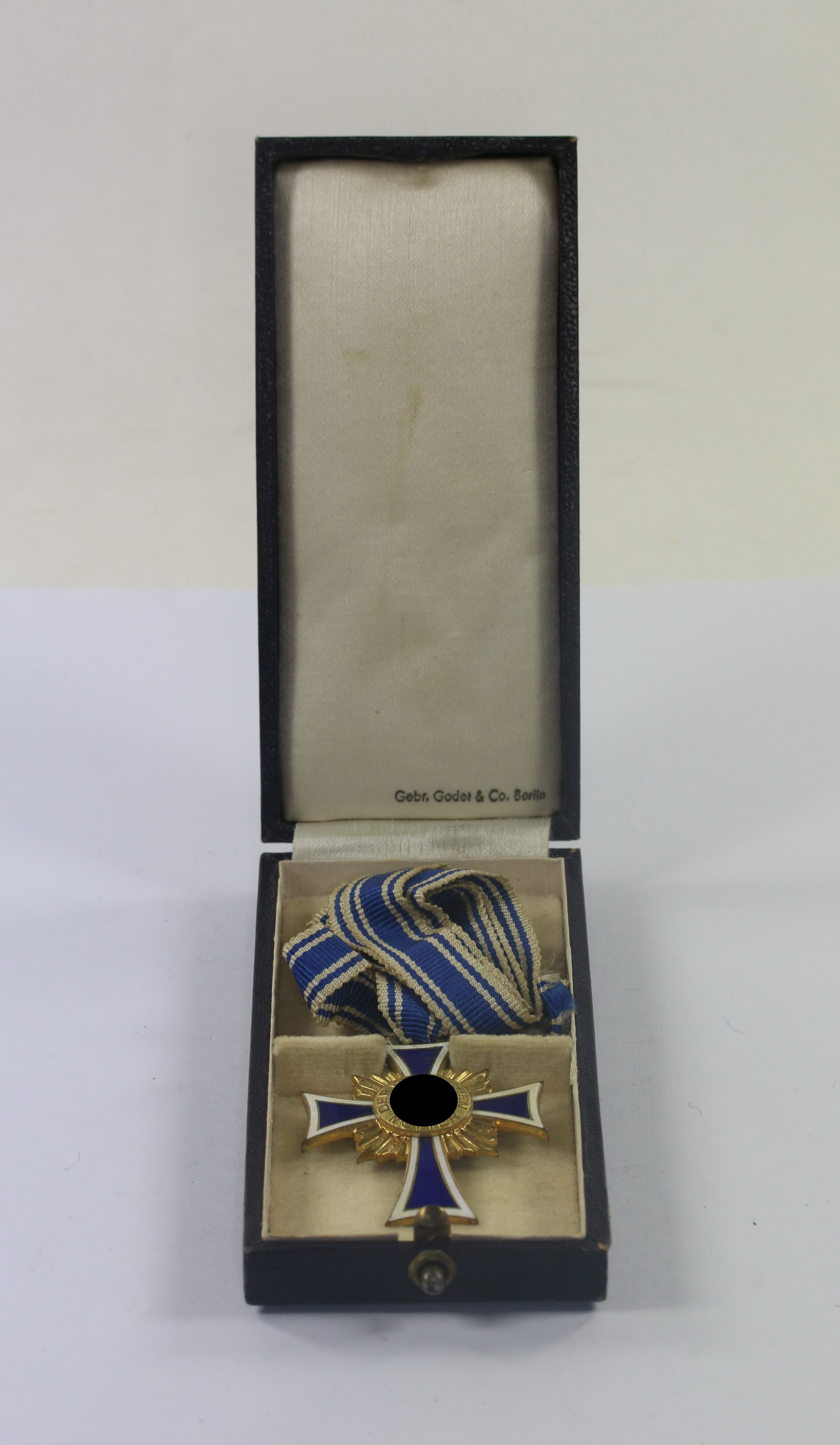 Cased Gold Mother Cross, Gebr. Godet & Co. Berlin – Bild 1