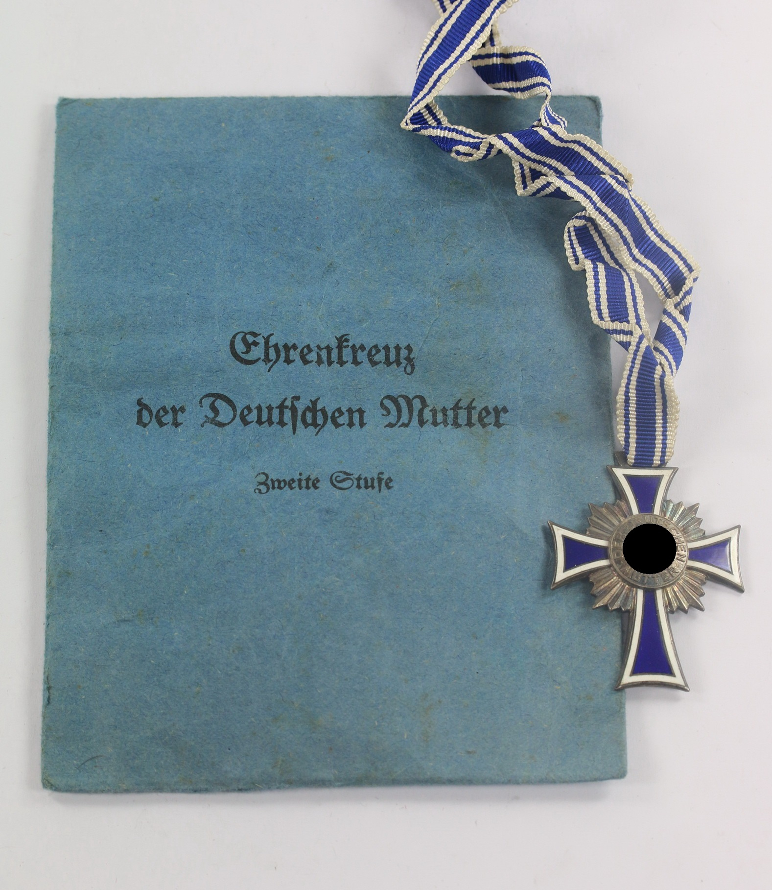 Mutterkreuz in Silber, in Verleihungstüte Kerbach & Oesterheld Dresden A1 – Bild 1