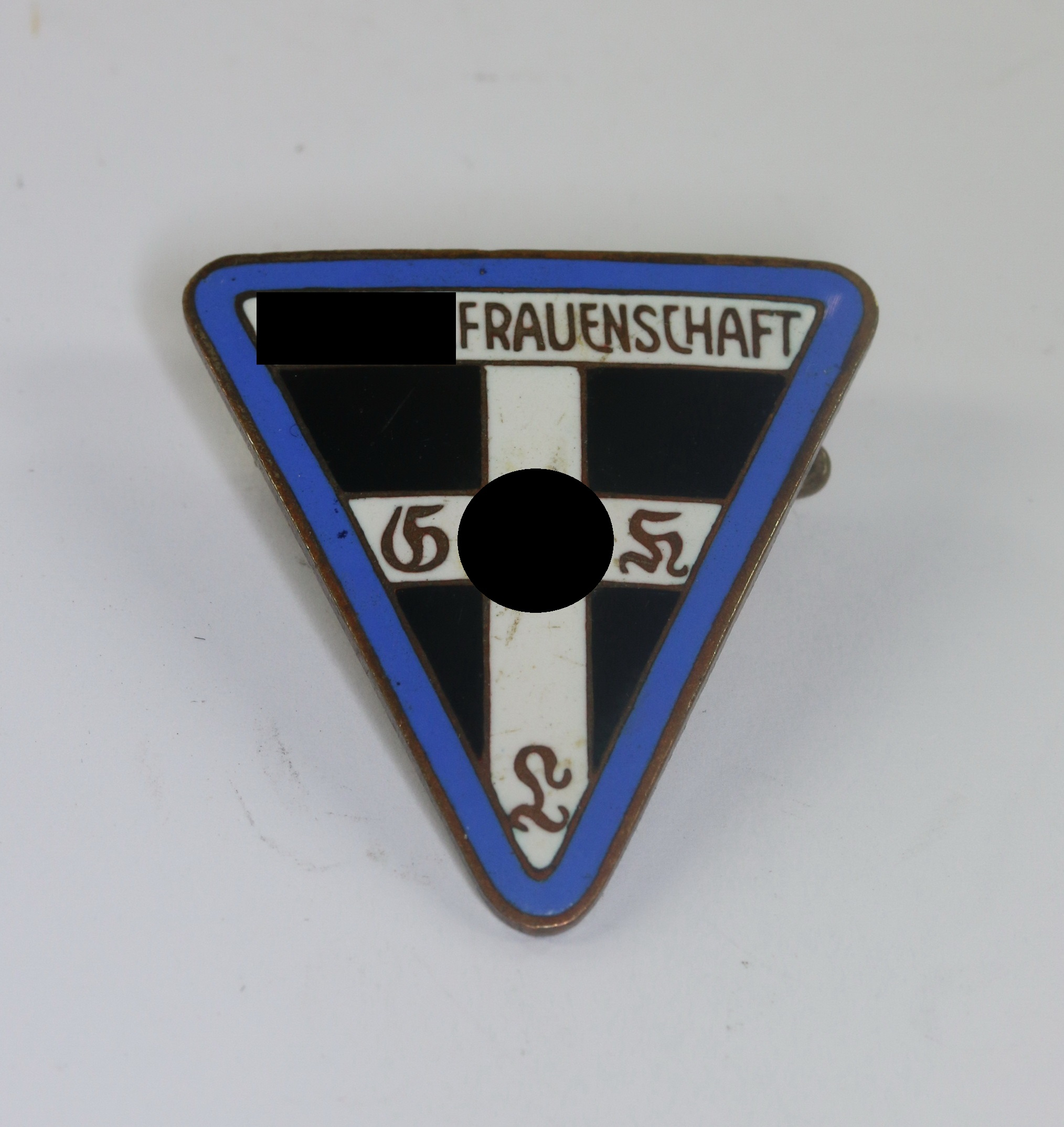 Nationalsozialistische Frauenschaft (NSF), Ortsgruppe/Mitarbeiterin im Stab (blauer Rand), Hst. RZM M1/92 (Karl Wild, Hamburg) – Bild 1