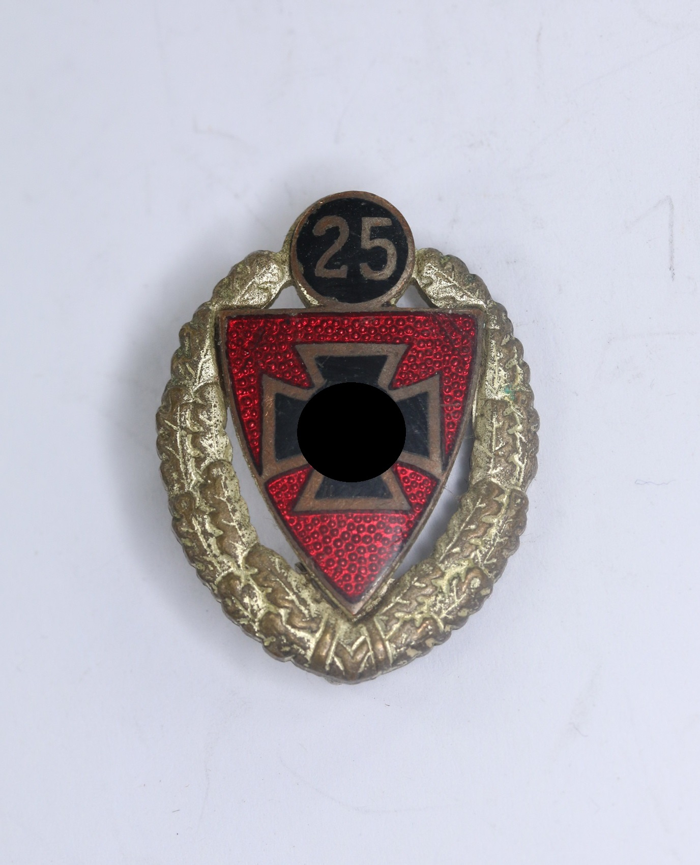  National Socialist Veterans Association (NSRKB) Silver Pin for 25 Years Membership.  – Bild 1