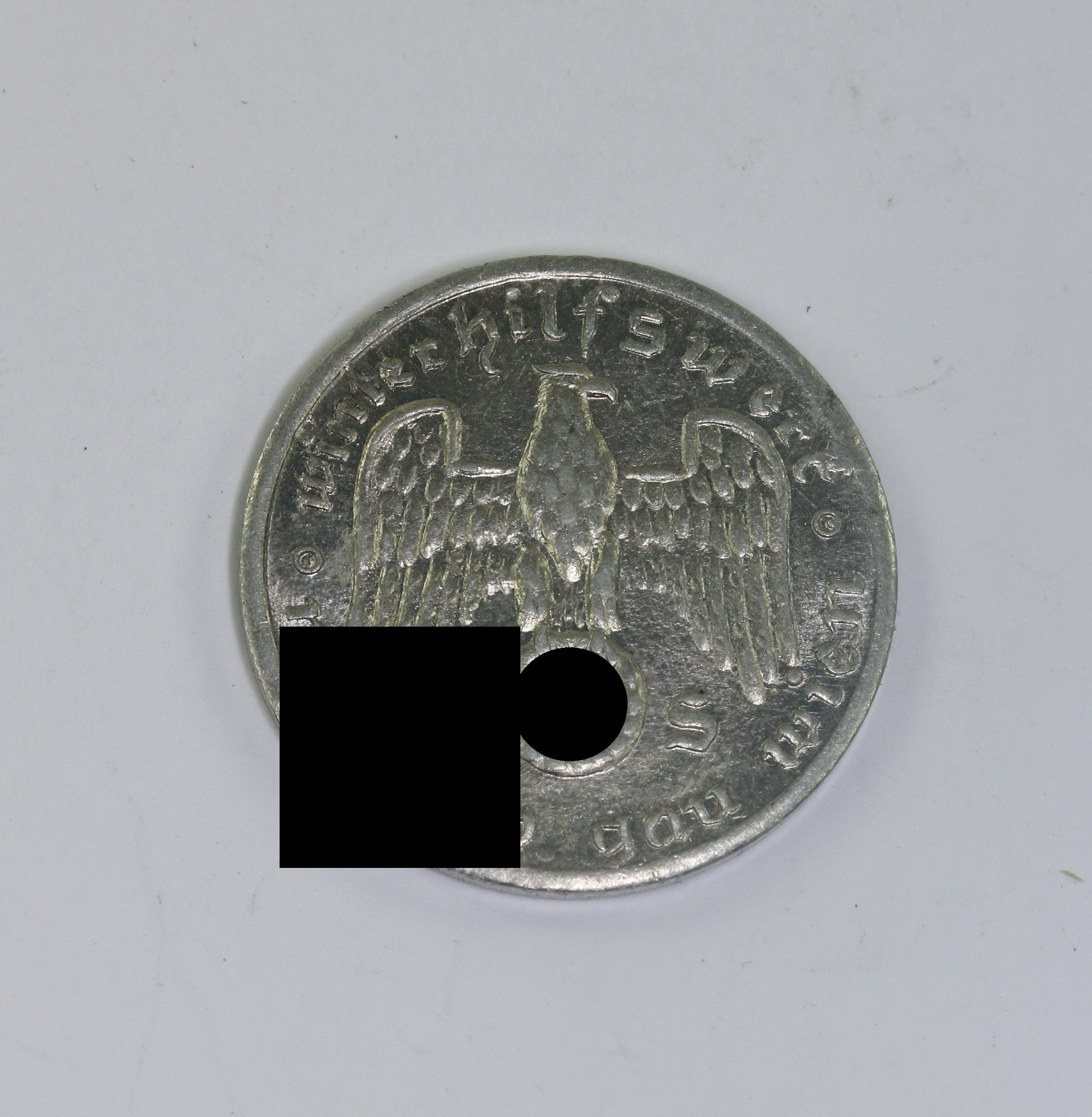 NSDAP Gau Wien, Spendenmarke  1 Schilling Winterhilfswerk - Wir helfen  – Bild 1