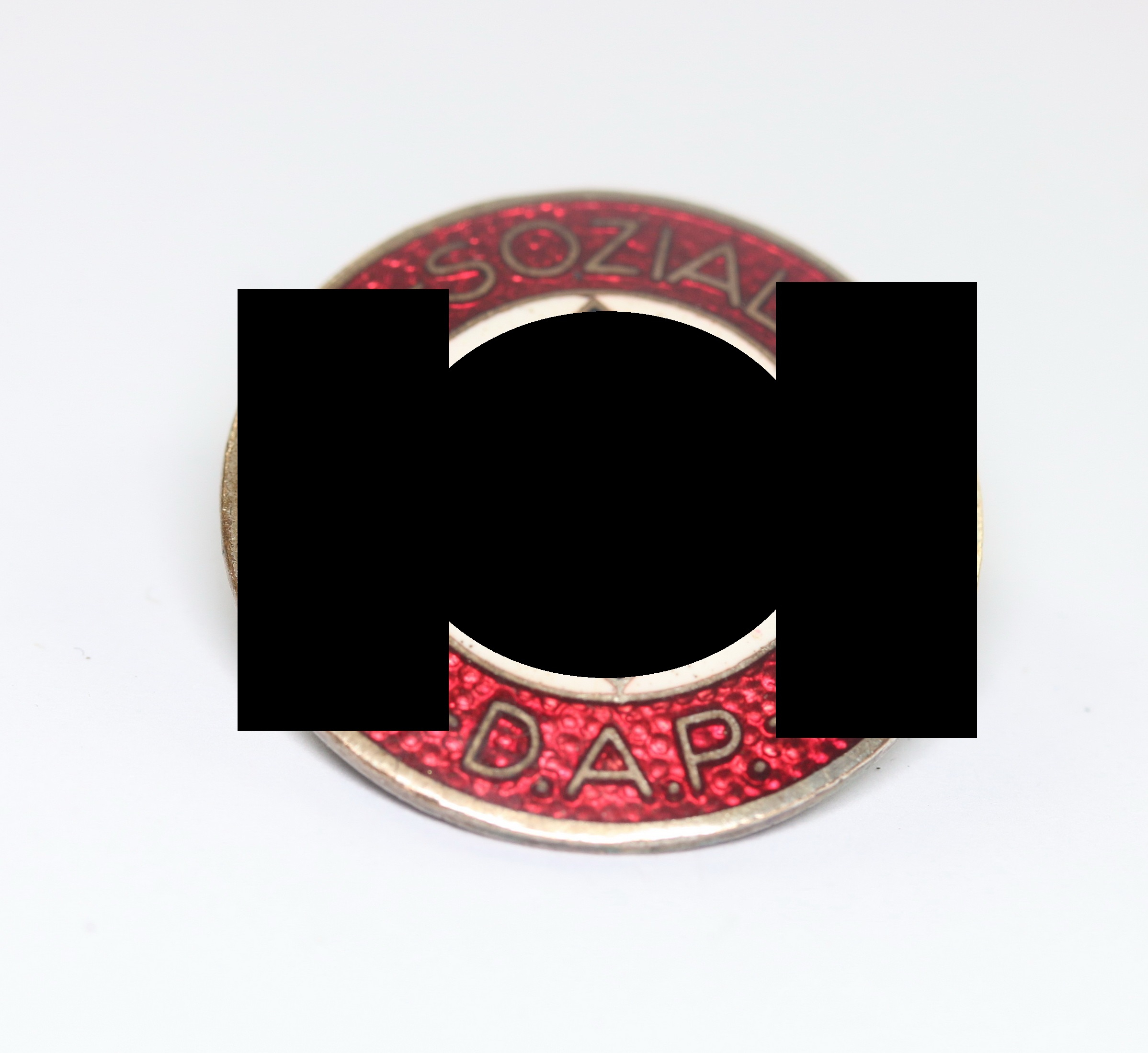 nsdap_parteiabzeichen_hst NSDAP Party Badge. Maker RZM M1/15 (Ferdinand Hoffstätter, Bonn am Rhein) – Bild 1