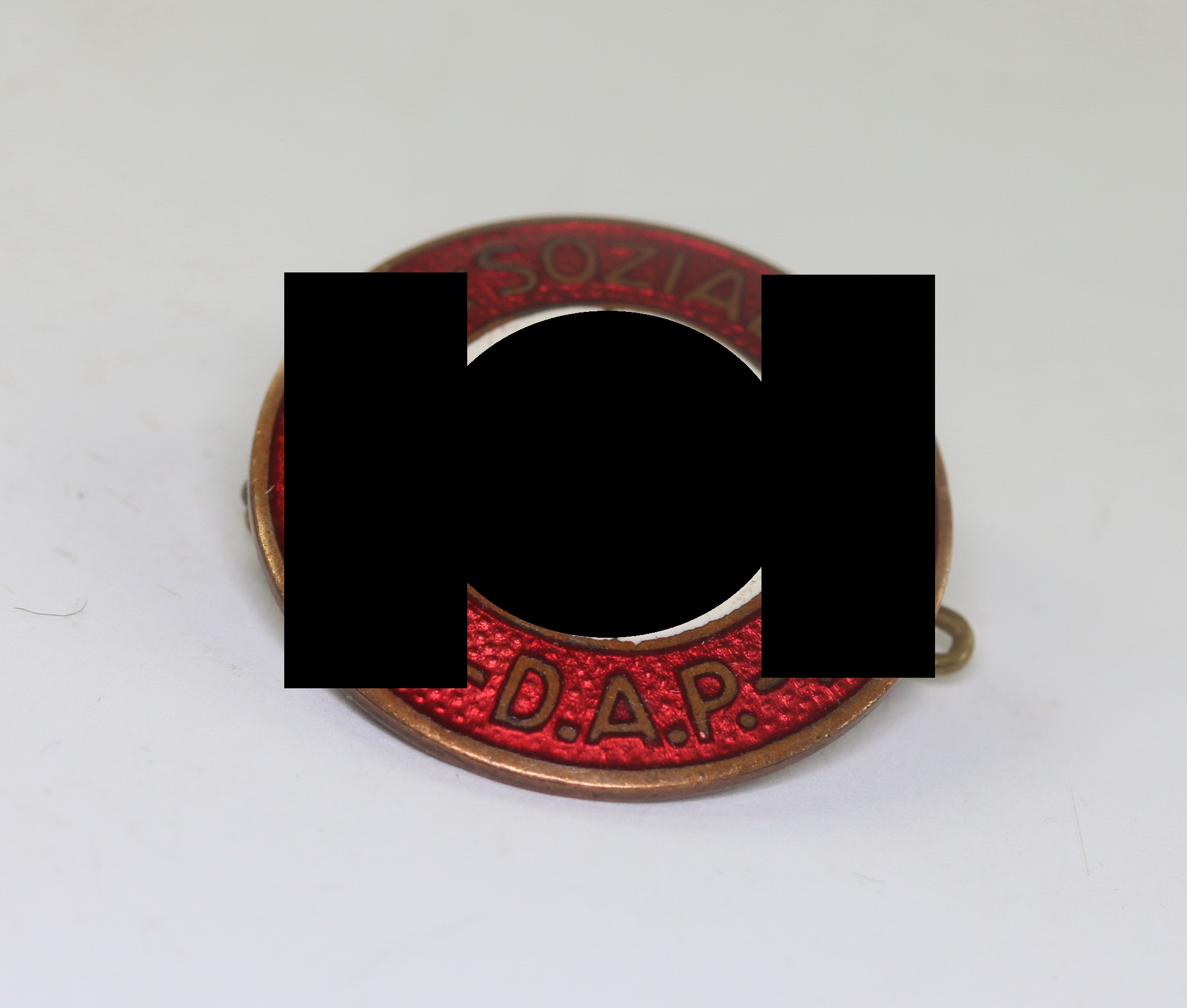 NSDAP Party Badge. Maker RZM N 23 (Wilhelm Borgas, Pforzheim) – Bild 1