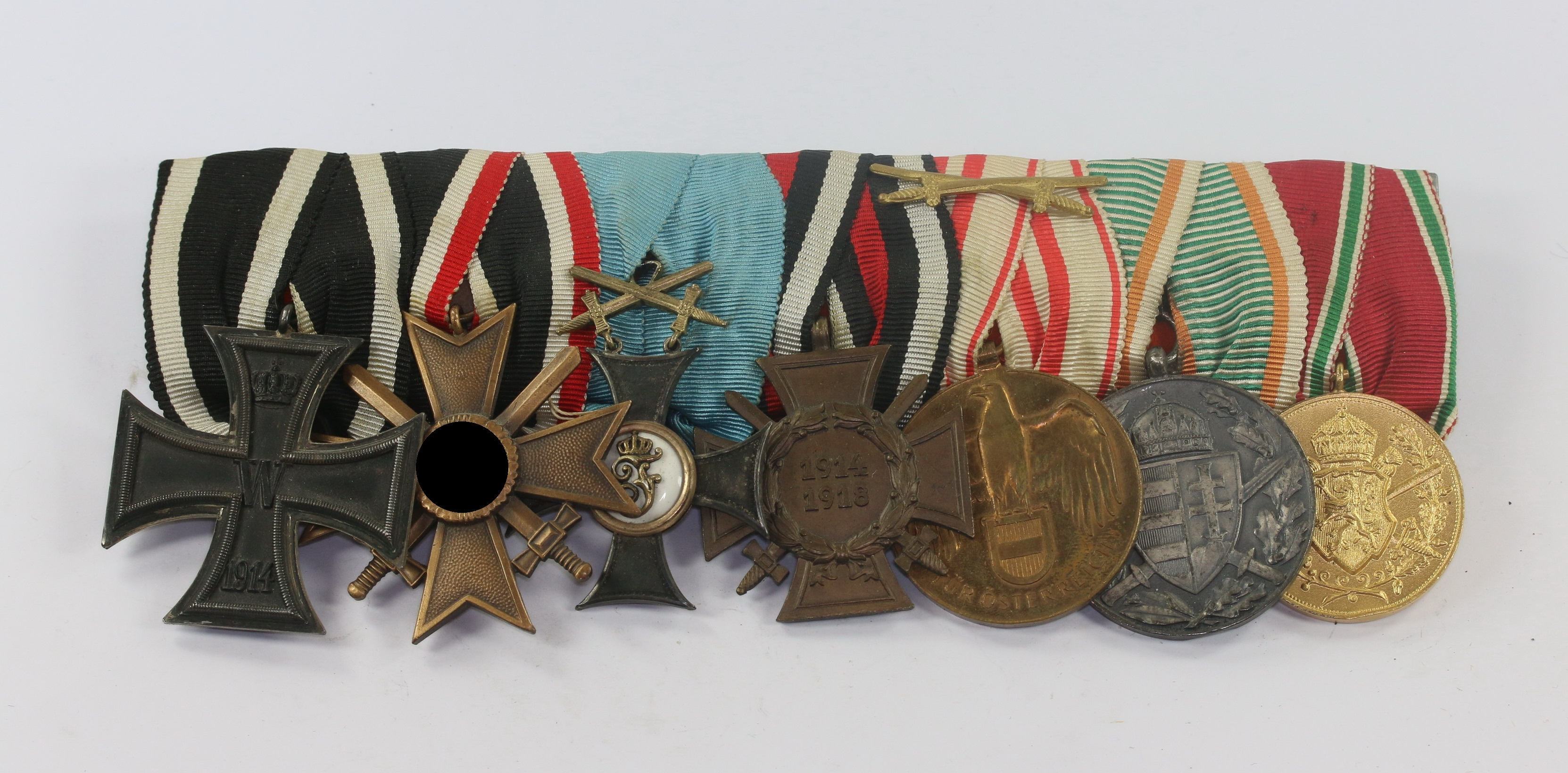 Ordenschnalle 7X (Friedrichs Orden), H. Acker Stuttgart Königsbau – Bild 1